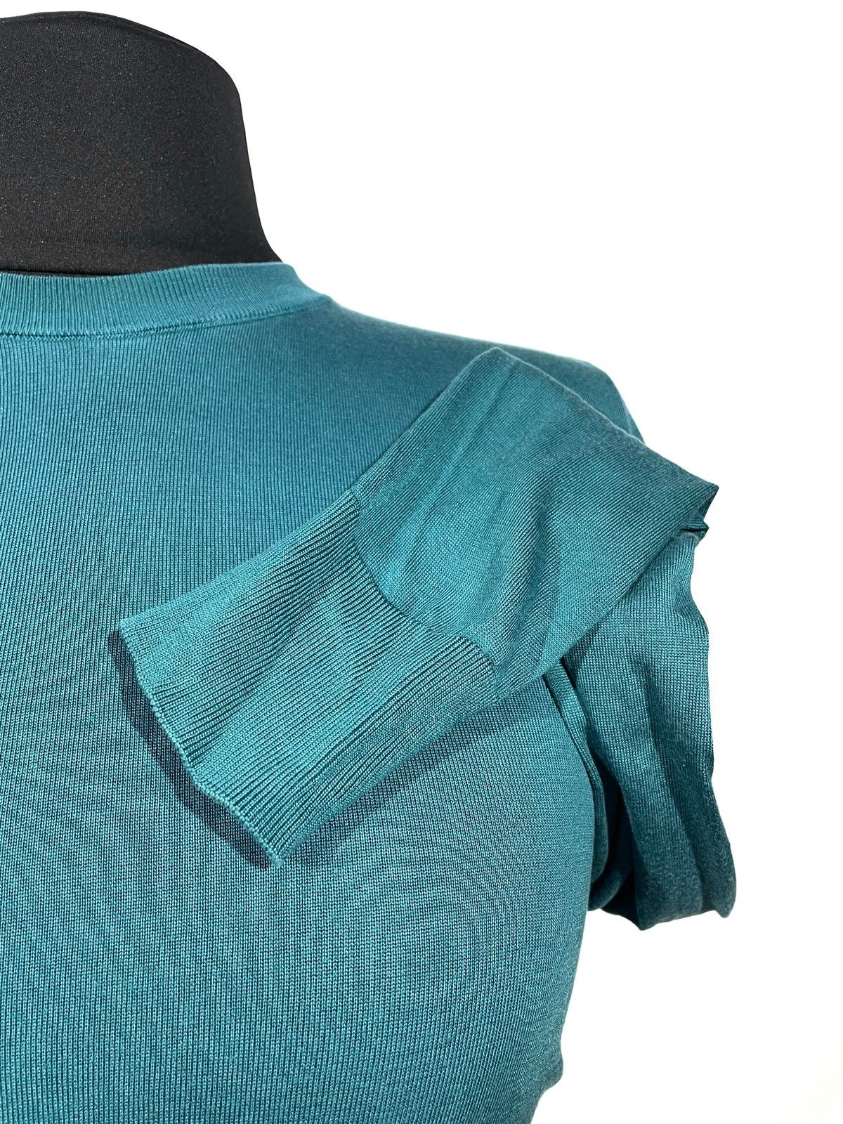 Designer × Dolce & Gabbana Dolce & Gabbana Women Lightweight Blue Wool Sweater Size S-M Size S / US 4 / IT 40 - 4 Thumbnail