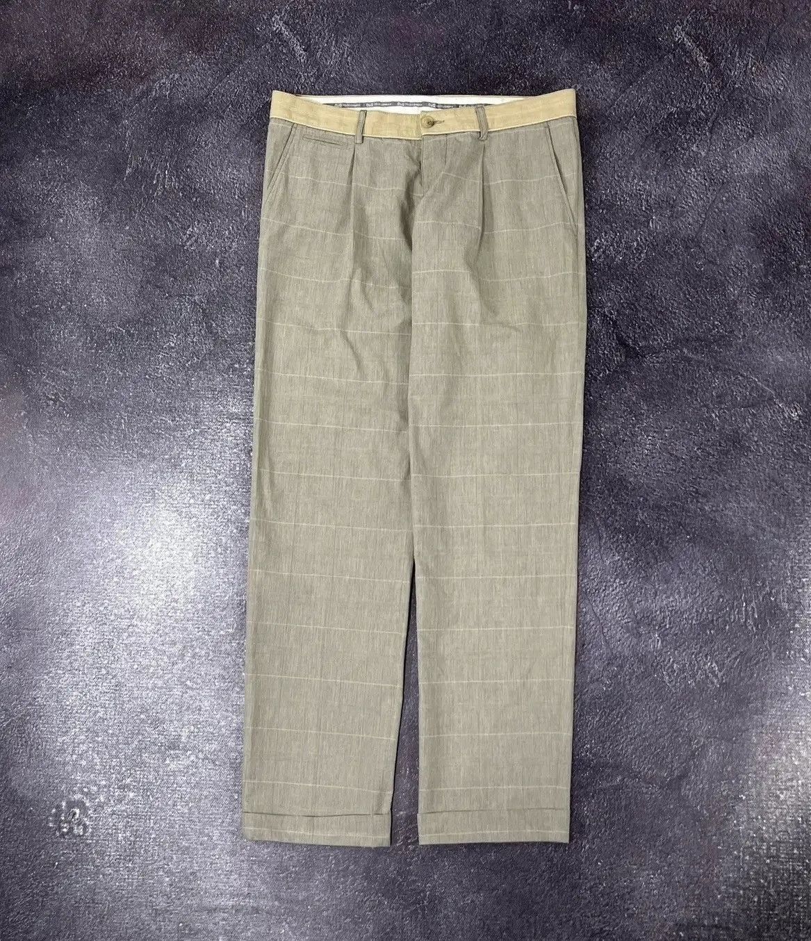 Dolce & Gabbana × Vintage Vintage Dolce & Gabbana Women's Rare Checkered Baggy Pants Size 34" / US 12 / IT 48 - 1 Thumbnail