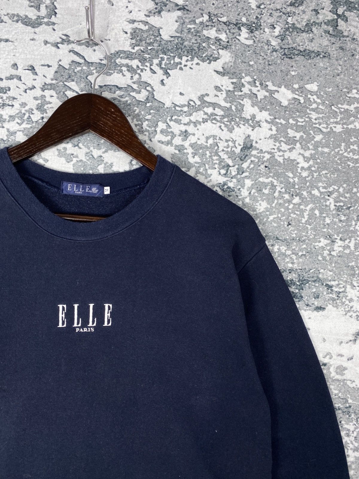 Designer Vintage Elle Paris Crewneck Sweatshirts Size US M / EU 48-50 / 2 - 3 Thumbnail