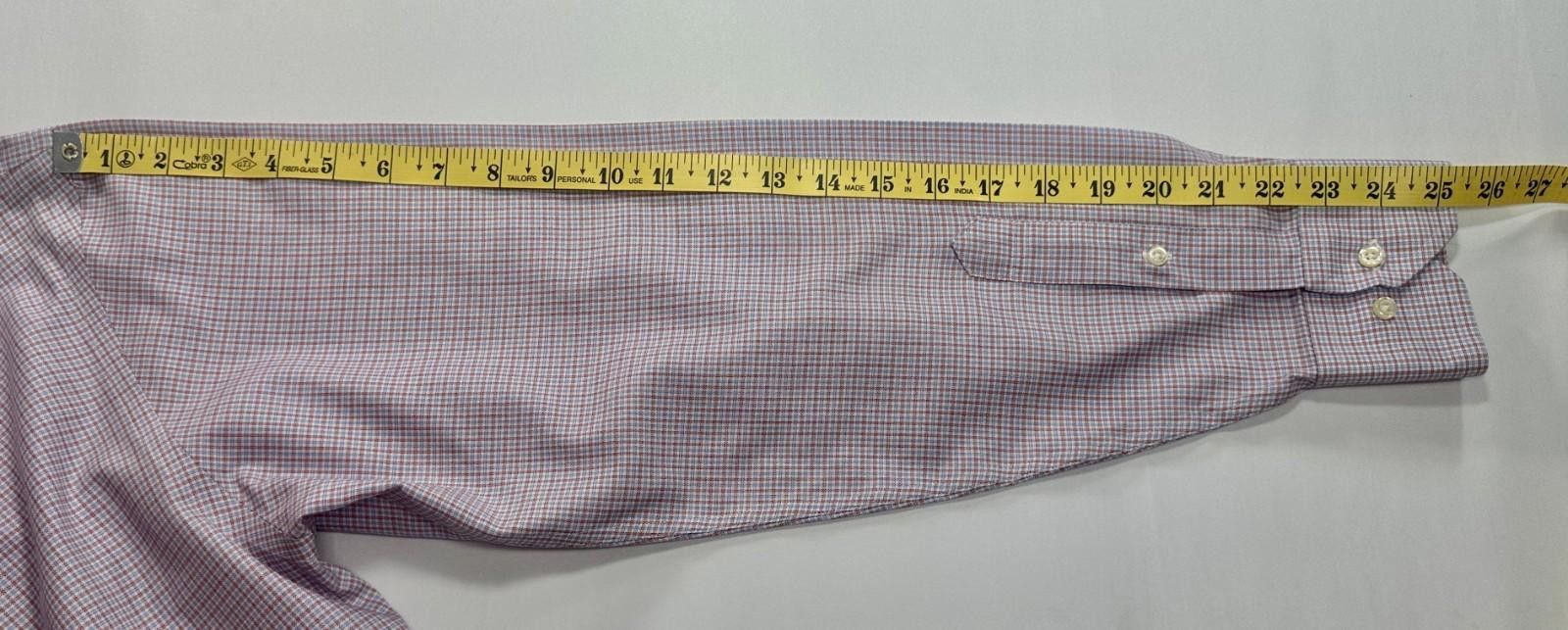 Brooks Brothers Brooks Brothers Cotton Non-Iron Regent Button Up Red Mens L Size 42R - 5 Thumbnail
