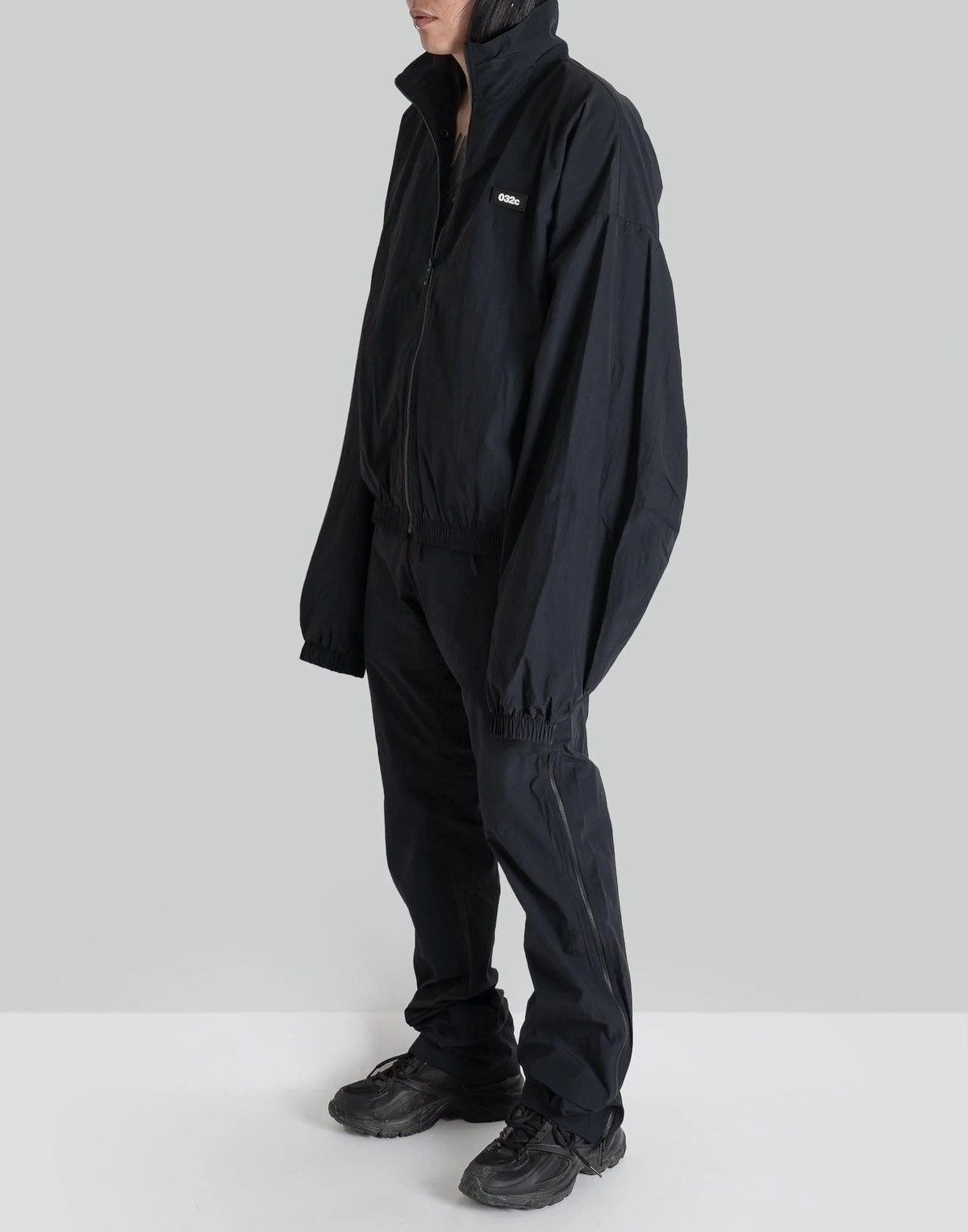 image of ds! Ss23 032C Flared Tracksuit Black Trousers, Men's