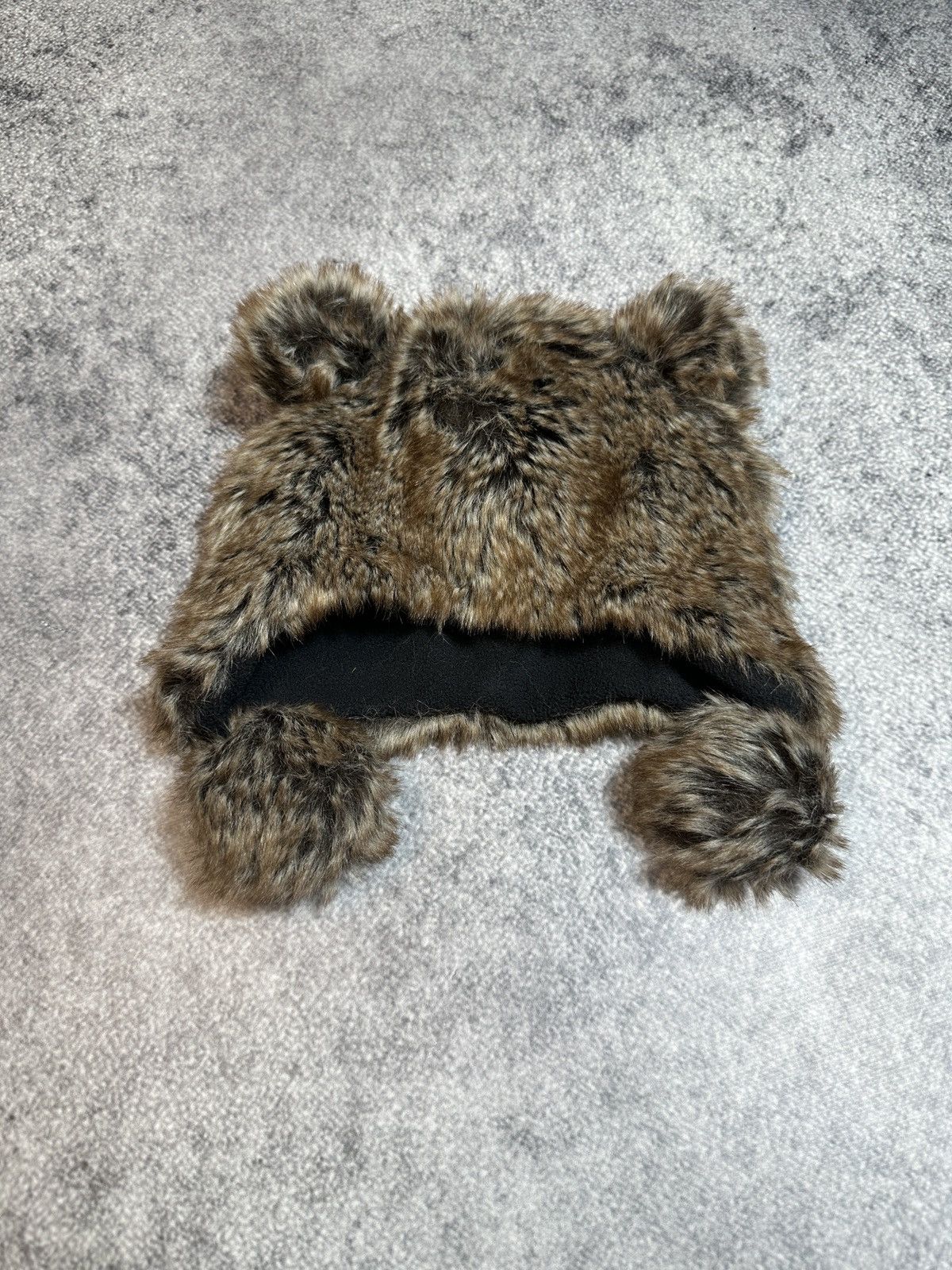 Other Y2K Ushanka Ear Fur Hat Avant Garde USA VTg Style Streetwear Size ONE SIZE - 2 Thumbnail