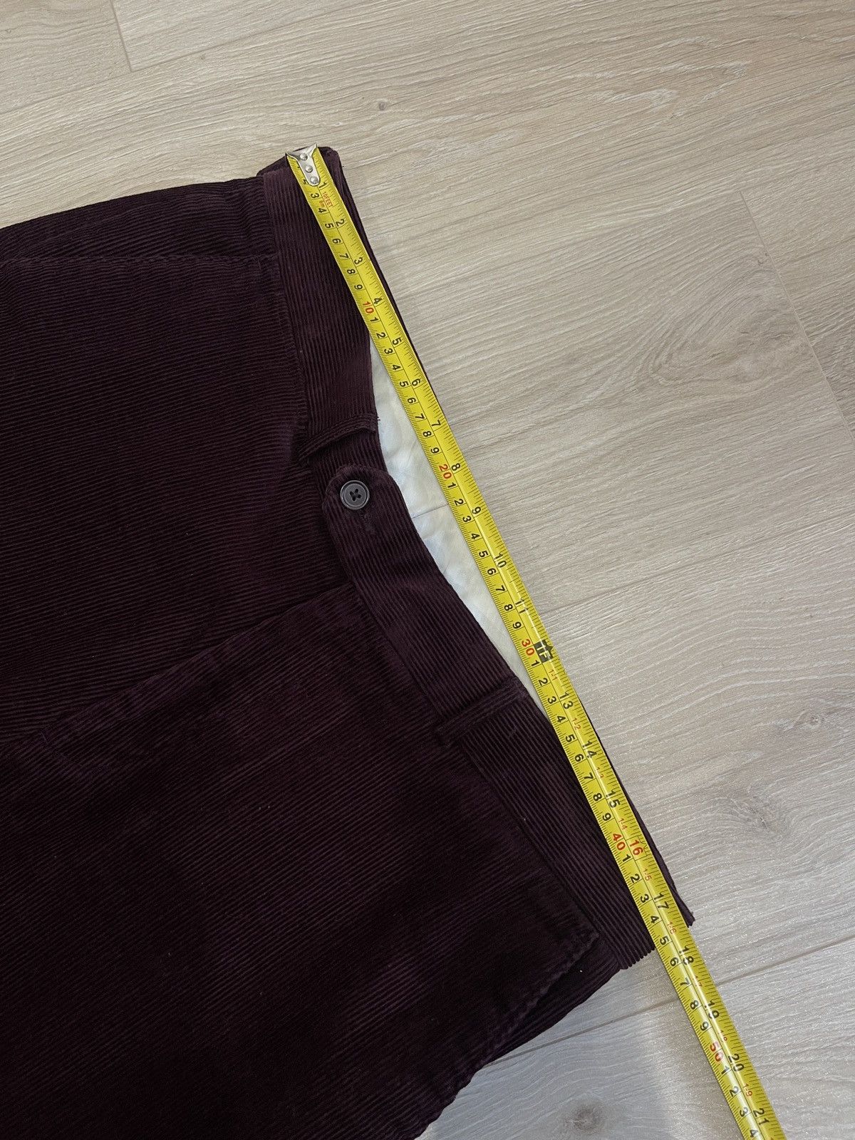 Vintage James pringle corduroy pants vintage burgundy men’s 36W Size US 36 / EU 52 - 7 Thumbnail