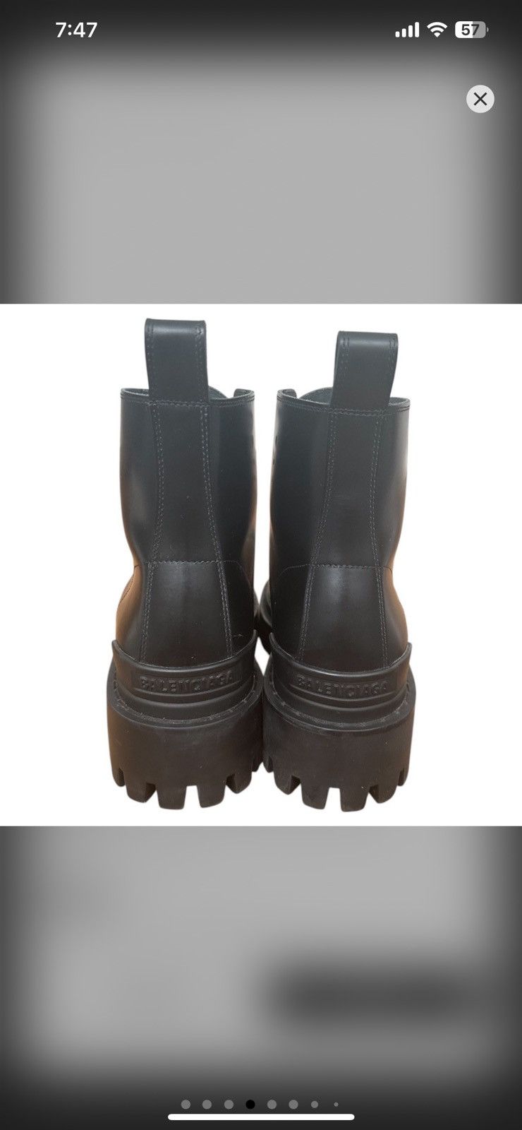Balenciaga Balenciaga Strike Combat Boots size 11 Size US 11 / EU 44 - 8 Thumbnail