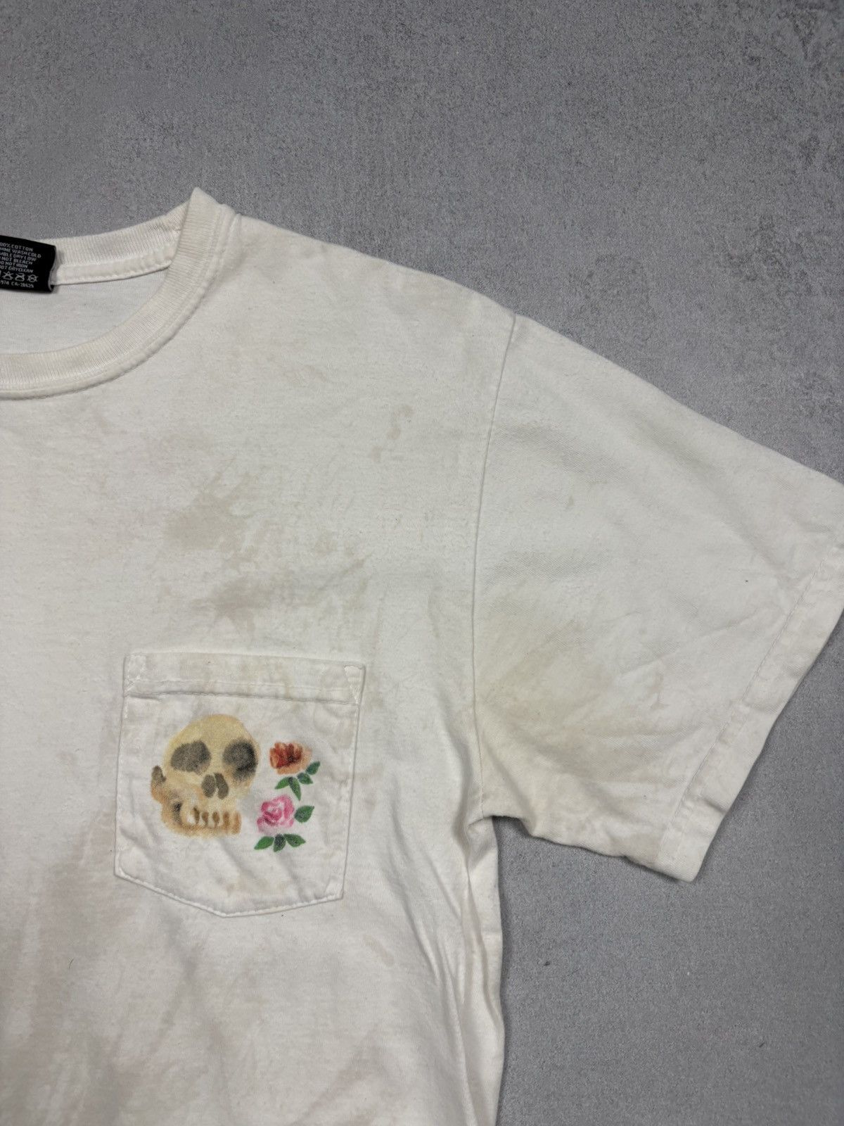 Stussy Trashed Vintage Stussy Calavera Pocket Snake Skull T-Shirt S Size US S / EU 44-46 / 1 - 9 Thumbnail
