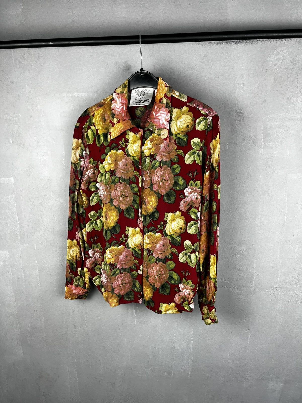Moschino Moschino button shirt art vintage 90s Size M / US 6-8 / IT 42-44 - 1 Thumbnail