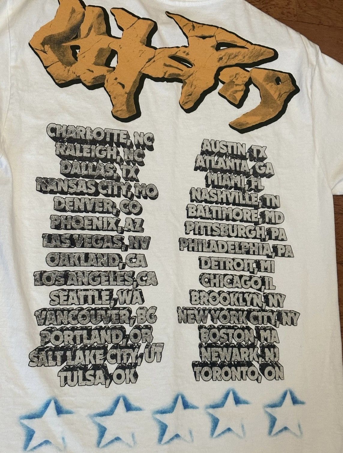 Travis Scott Travis Scott Circus Maximus Utopia Tour T Shirt size M Size US M / EU 48-50 / 2 - 3 Thumbnail