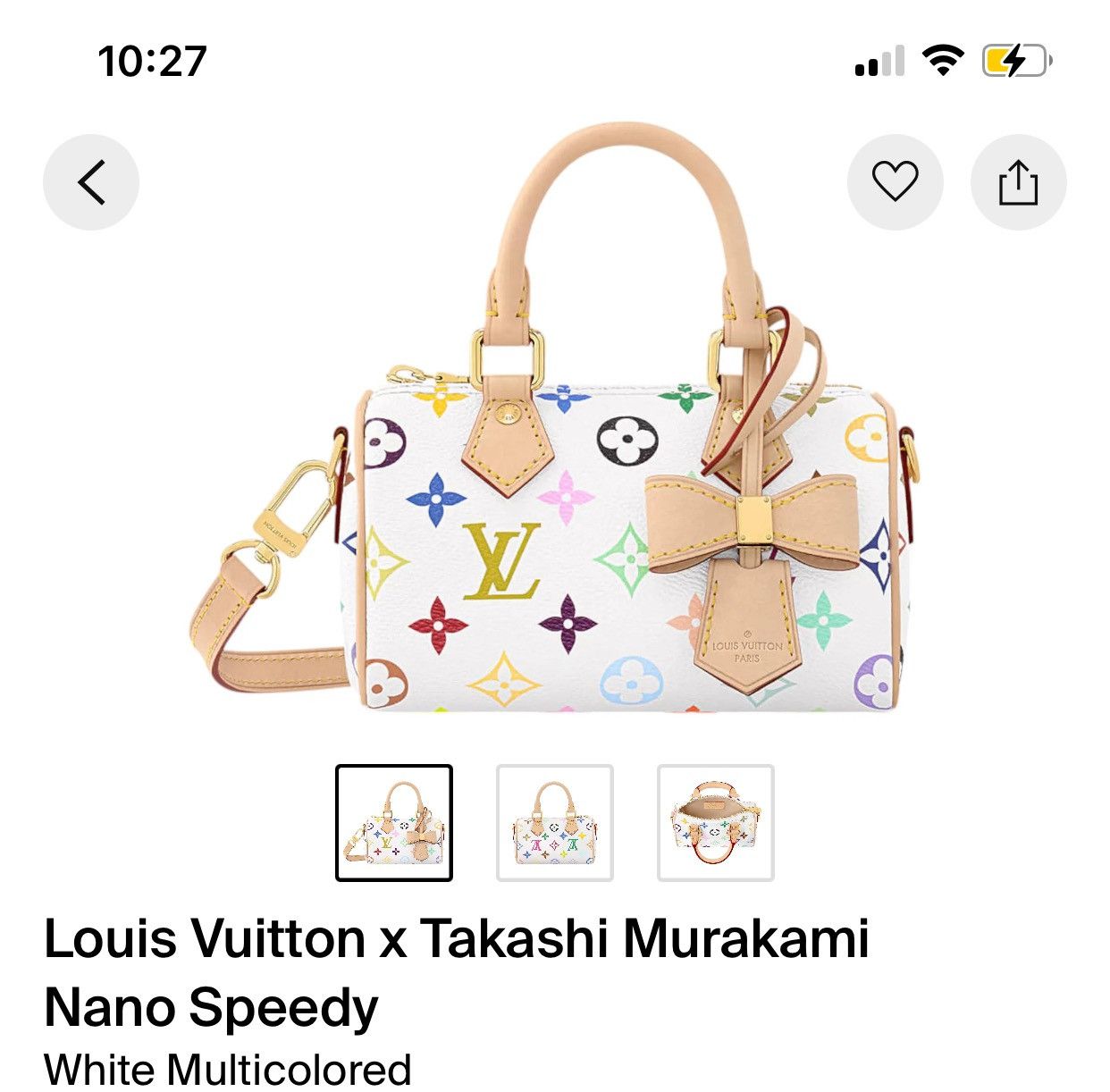 Louis Vuitton louis vuitton nano speedy murakami Size ONE SIZE - 1 Thumbnail