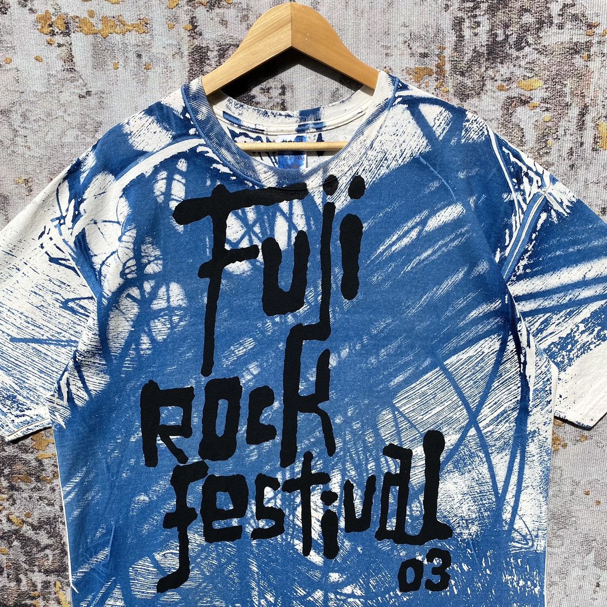 Band Tees Vintage 2003 Fuji Rock Festival Shirt Musical Event Size US XL / EU 56 / 4 - 5 Thumbnail