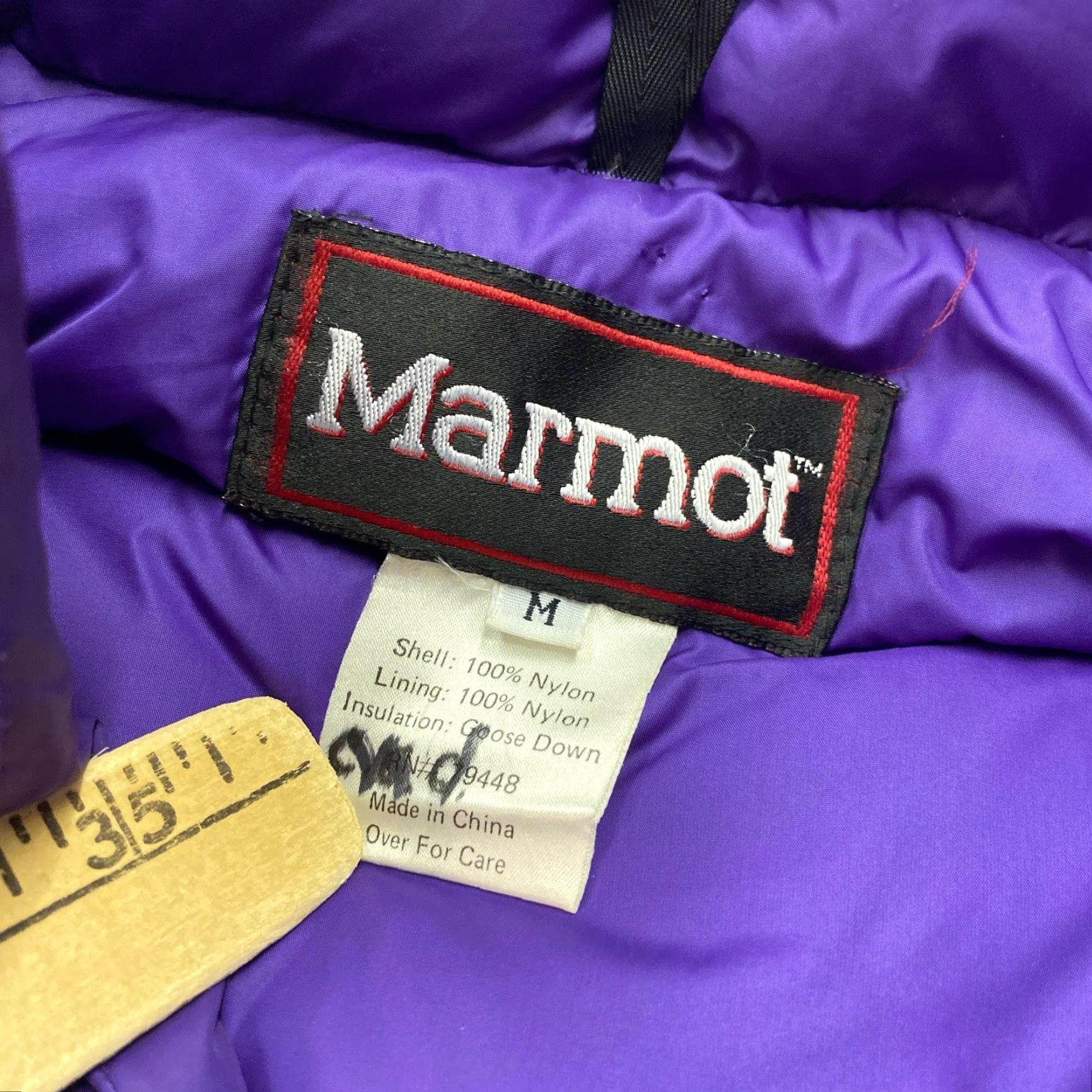 Marmot VINTAGE Marmot Goose Down Purple Blue Puffer Jacket Womens Medium Size M / US 6-8 / IT 42-44 - 4 Thumbnail