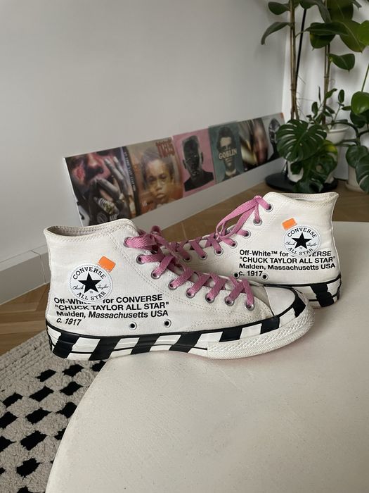 Converse off hotsell white grailed