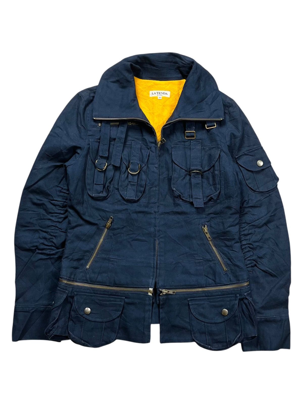 BUFFALO BOBS 2000s La Tenda Milano - Small Part Cargo Jacket Size US M / EU 48-50 / 2 - 2 Thumbnail