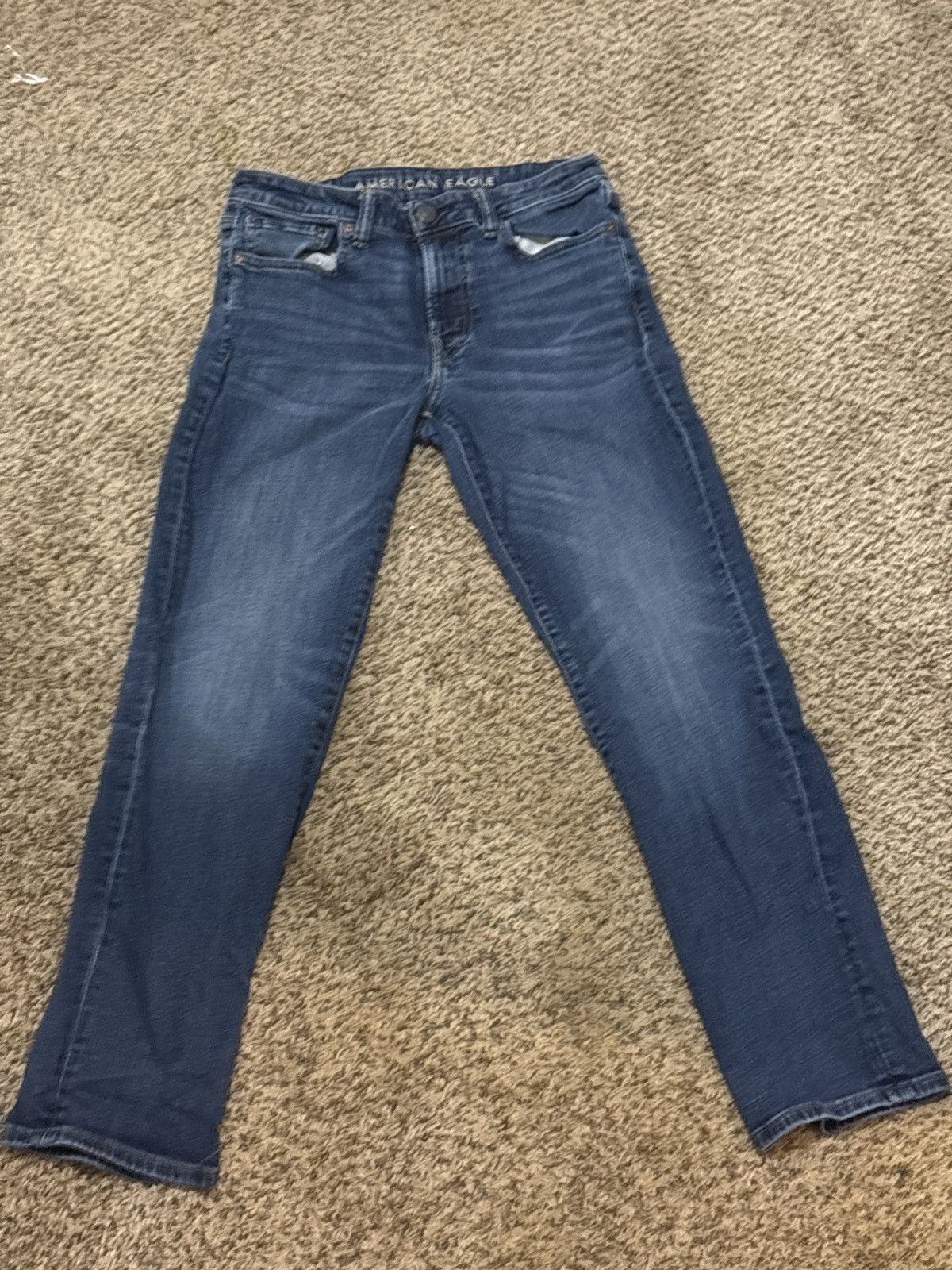 American Eagle Outfitters Original Straight American Eagle Jeans, Dark Blue Size US 30 / EU 46 - 1 Thumbnail