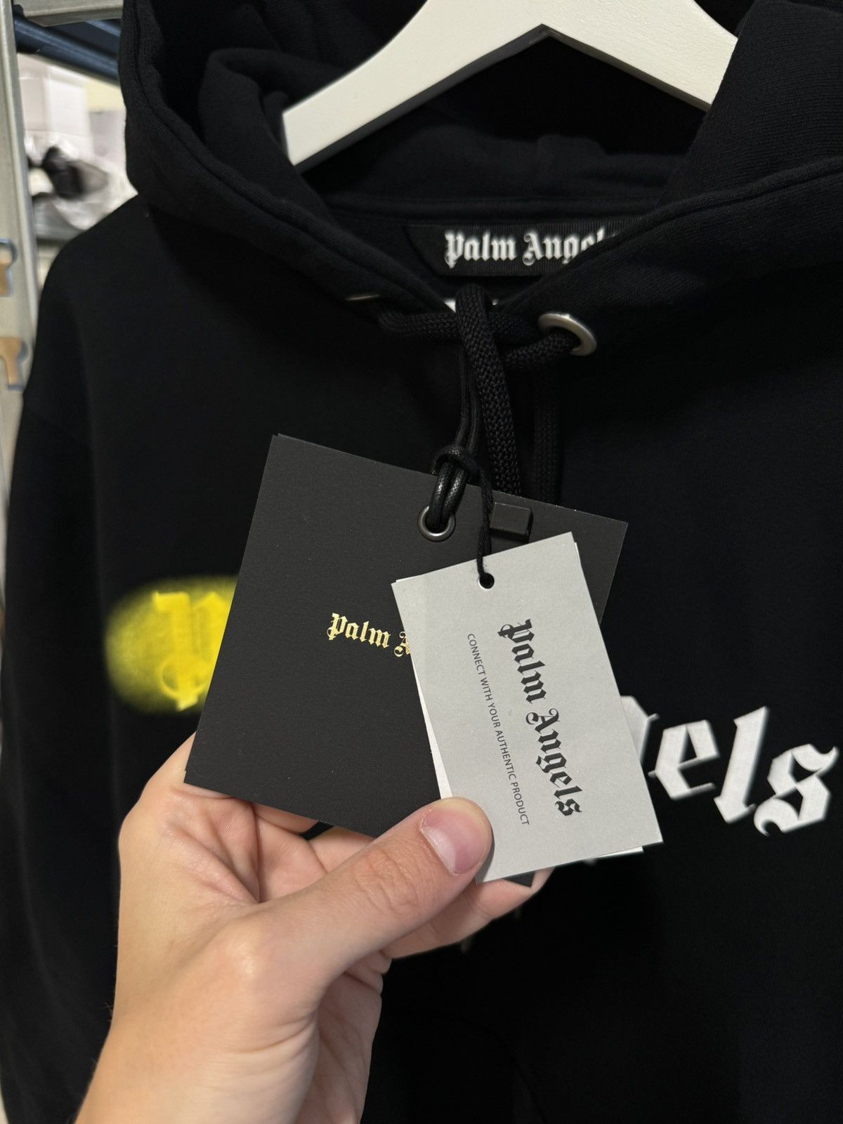 Palm Angels Palm Angels Sprayed Logo Hoodie NEW 650$ Size US XXL / EU 58 / 5 - 3 Thumbnail
