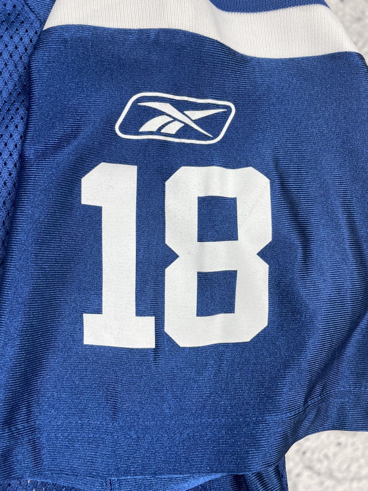 Reebok Vintage Reebok XL Colts #18 Peyton Manning NFL Jersey Drip Size US XL / EU 56 / 4 - 13 Thumbnail