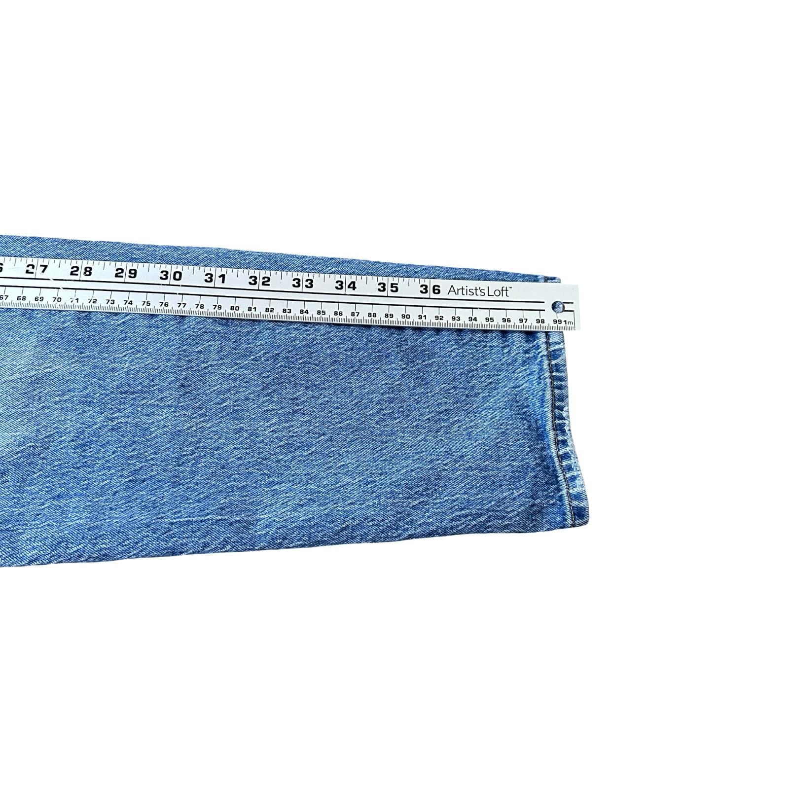 Madewell Madewell Relaxed Taper Jeans Men 33x32 Blue Denim Distressed Size US 33 - 6 Thumbnail