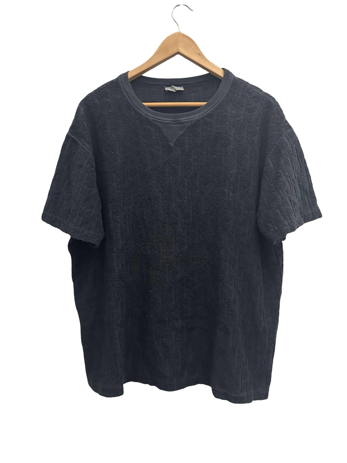 Dior Dior Navy Oblique Tee Size US L / EU 52-54 / 3 - 1 Thumbnail