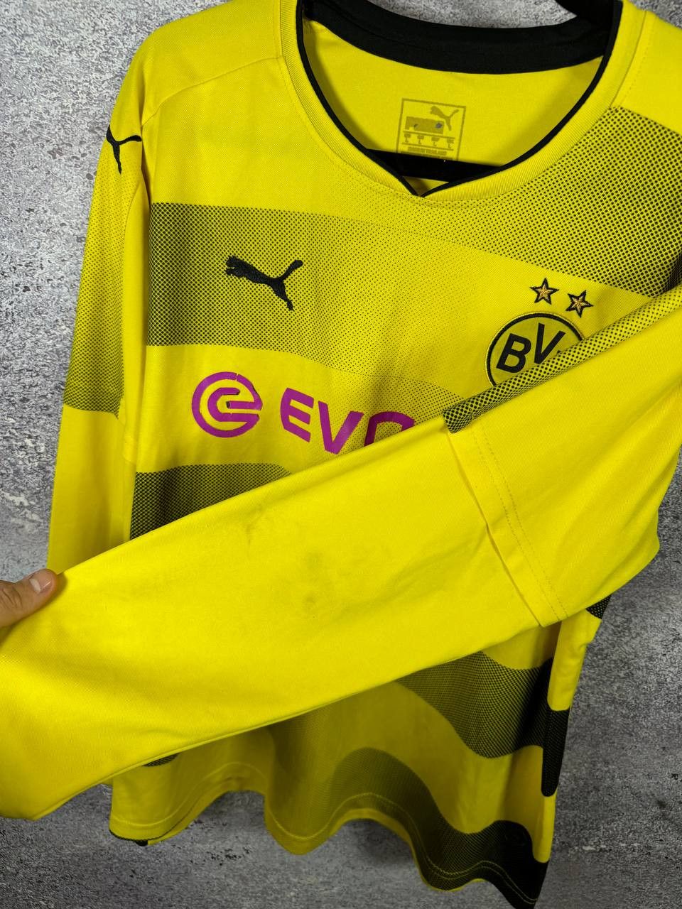 Puma × Vintage REUS Vintage Borussia Dortmund 2017/18 Puma Soccer Jersey Size US L / EU 52-54 / 3 - 11 Thumbnail