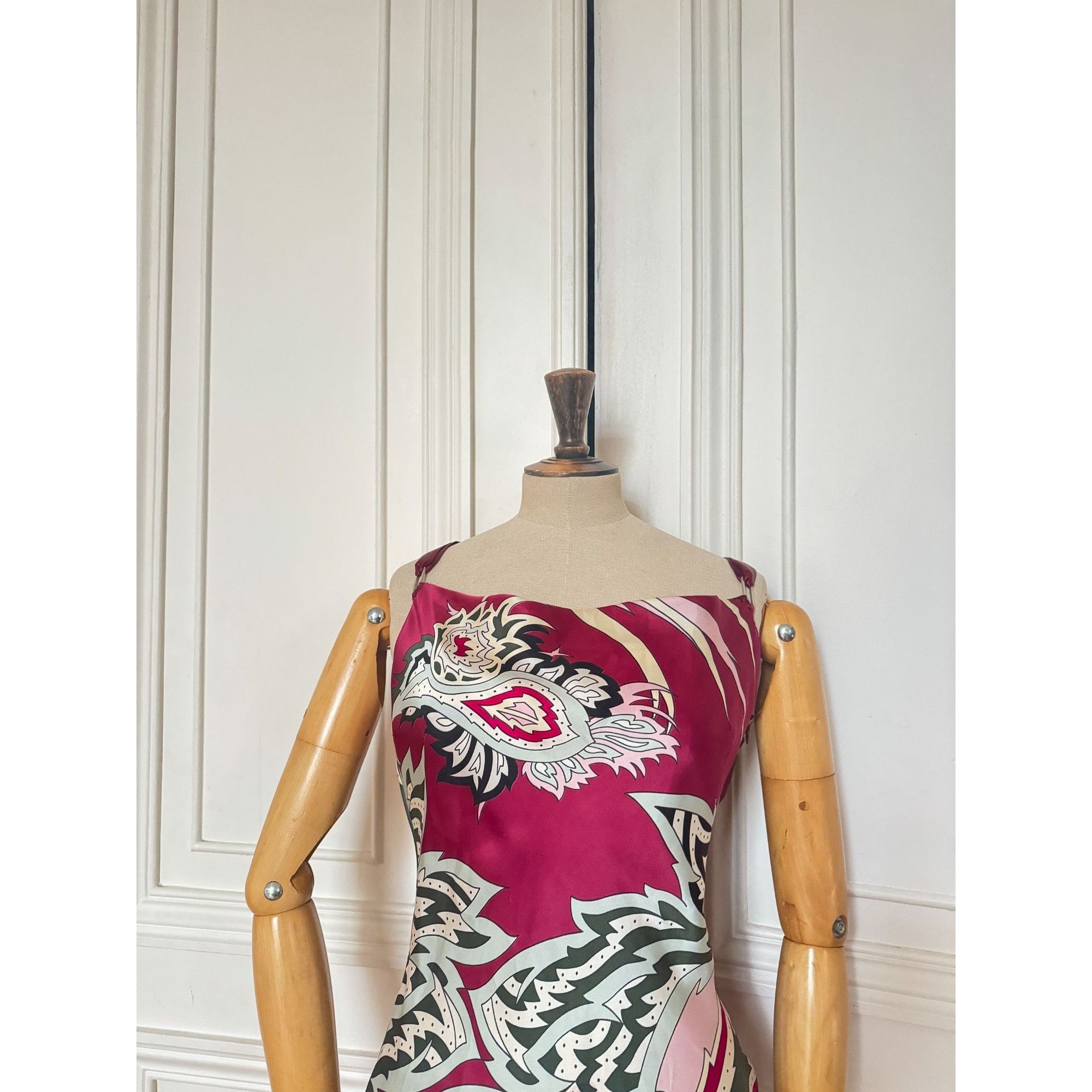 Alexander McQueen Spring Summer 2001 Printed Dress Size S / US 4 / IT 40 - 3 Thumbnail