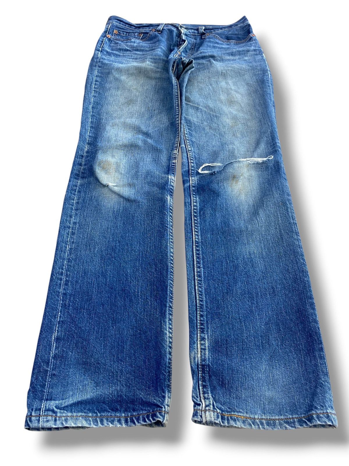 Levi's Vintage Levi’s 501 Faded Blue Wash Style Straight Cut Jeans Size US 30 / EU 46 - 1 Thumbnail