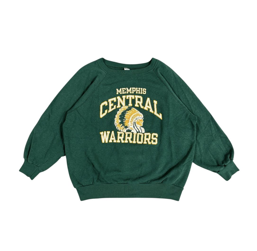 Champion Vintage 80s Champion Memphis Central Warriors Sweatshirt Size US XL / EU 56 / 4 - 3 Thumbnail