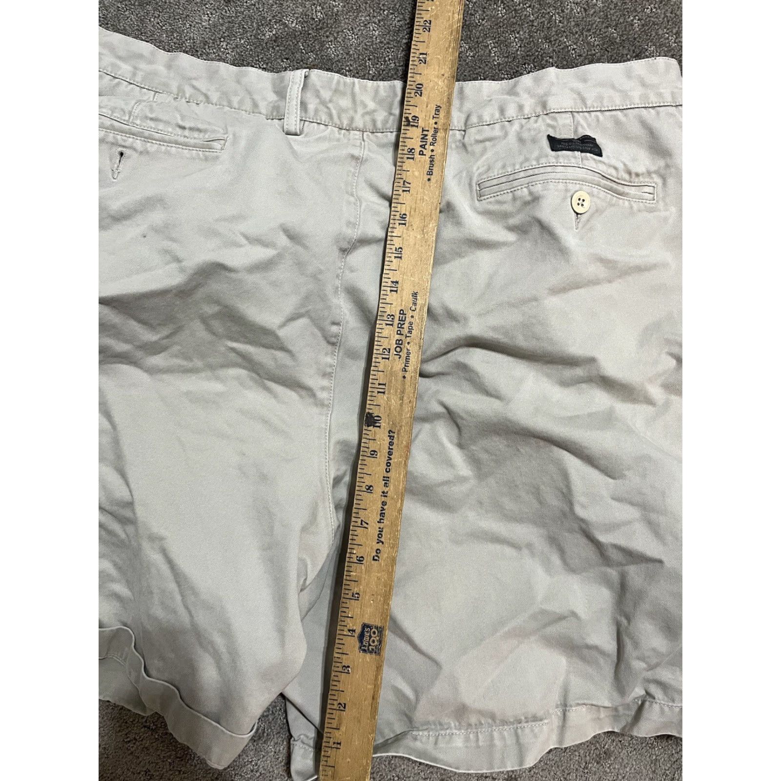 Gap VINTAGE Gap Chino Shorts Mens 46 Beige Pleated Relaxed Fit 90s Preppy Size US 30 / EU 46 - 4 Thumbnail