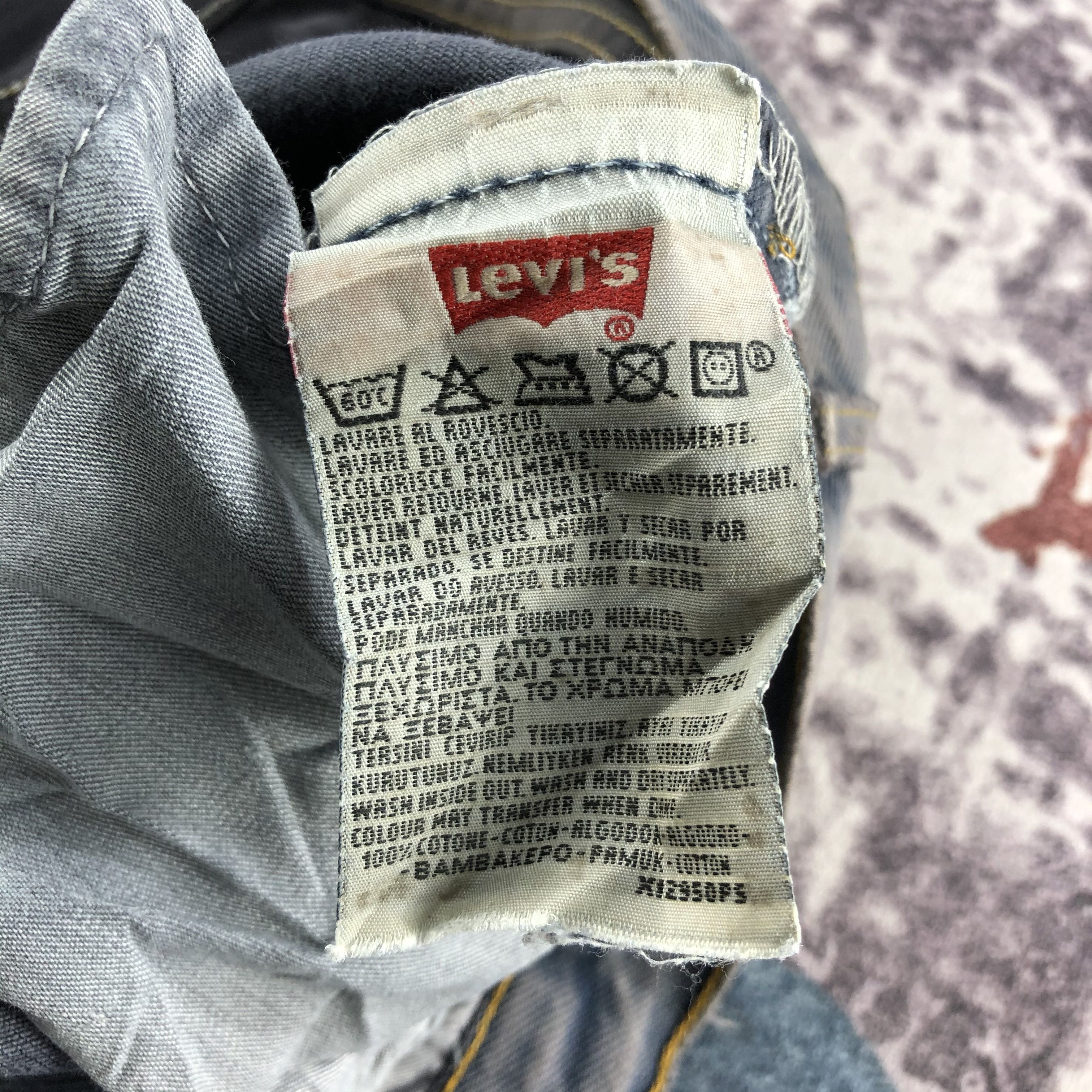 Levi's Vintage 90s Levis 501 Faded Black Jeans-JM2418 Size US 31 - 14 Thumbnail