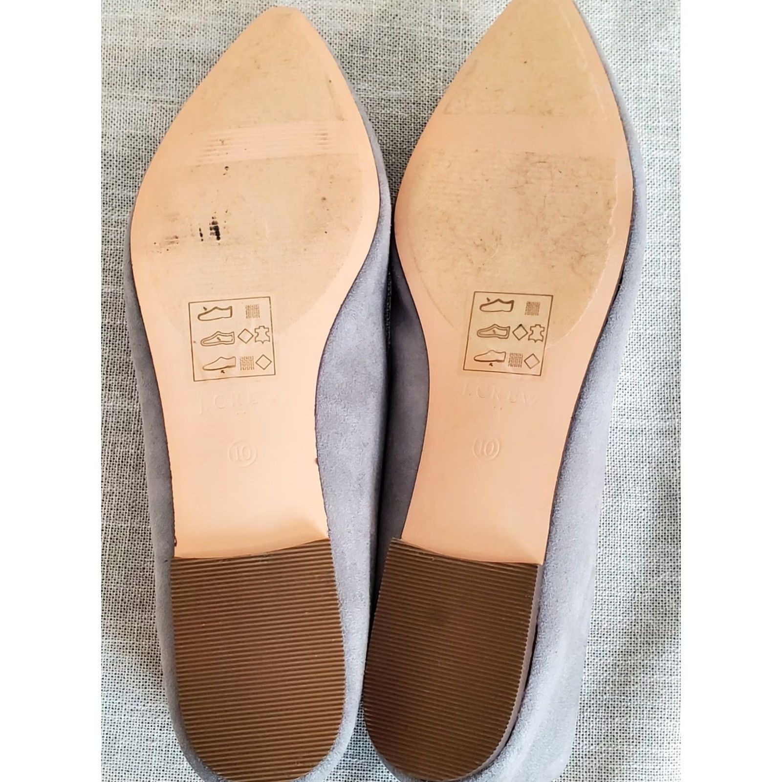 J.Crew J.CREW Biella Tassel Loafer Gray Vegan Suede Flats Pointed Toe Size US 10 Womens Flats Size US 10 / IT 40 - 7 Thumbnail