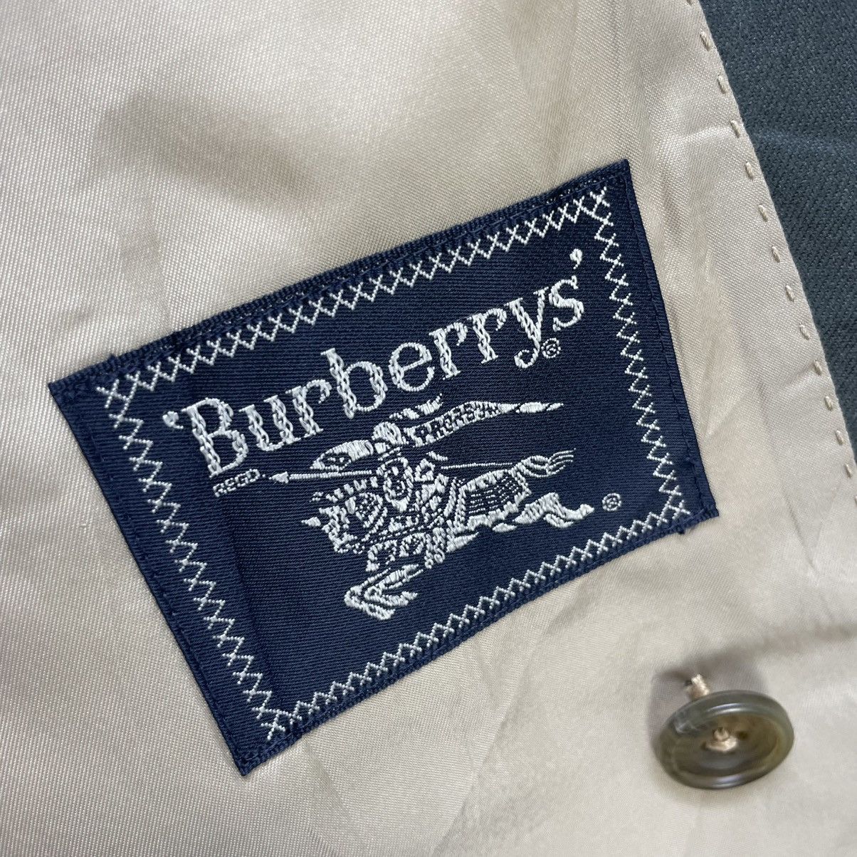 Burberry Vintage Burberrys Blazer Double Breast Jacket Size US M / EU 48-50 / 2 - 4 Thumbnail