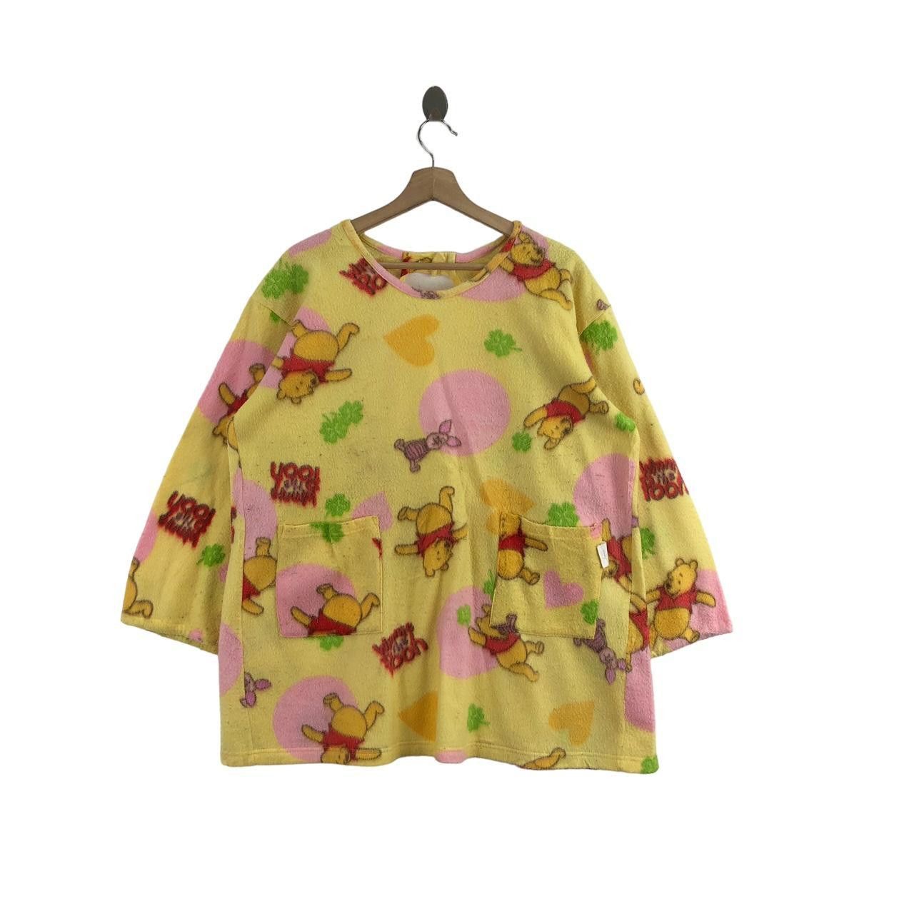 Disney DISNEY WINNIE THE POOH Cartoon AOP Apron Blouse Shirt Size M / US 6-8 / IT 42-44 - 1 Thumbnail