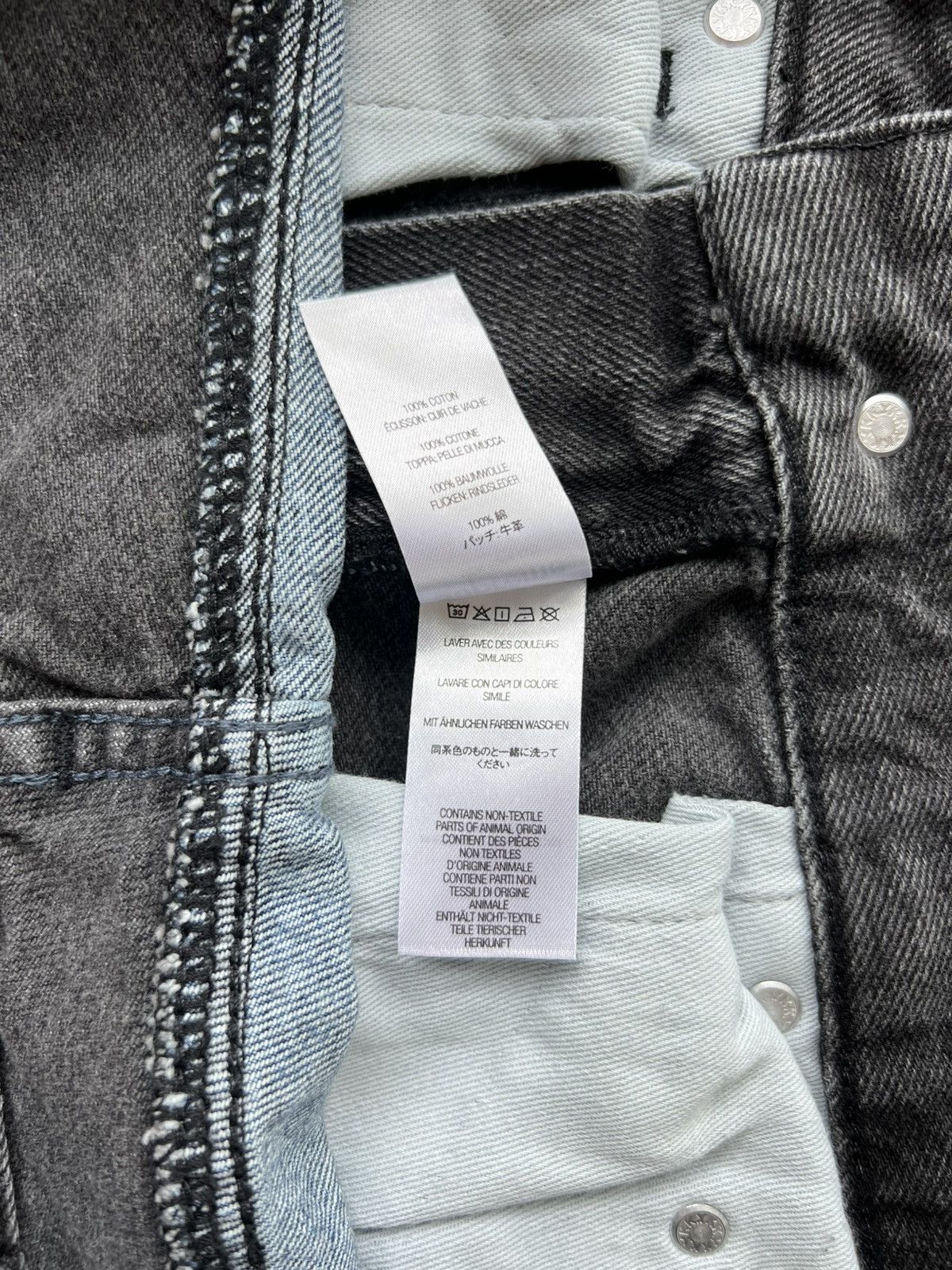 Supreme Supreme 2-Tone Paneled Denim Jeans “Black” 32 Size US 32 / EU 48 - 10 Thumbnail