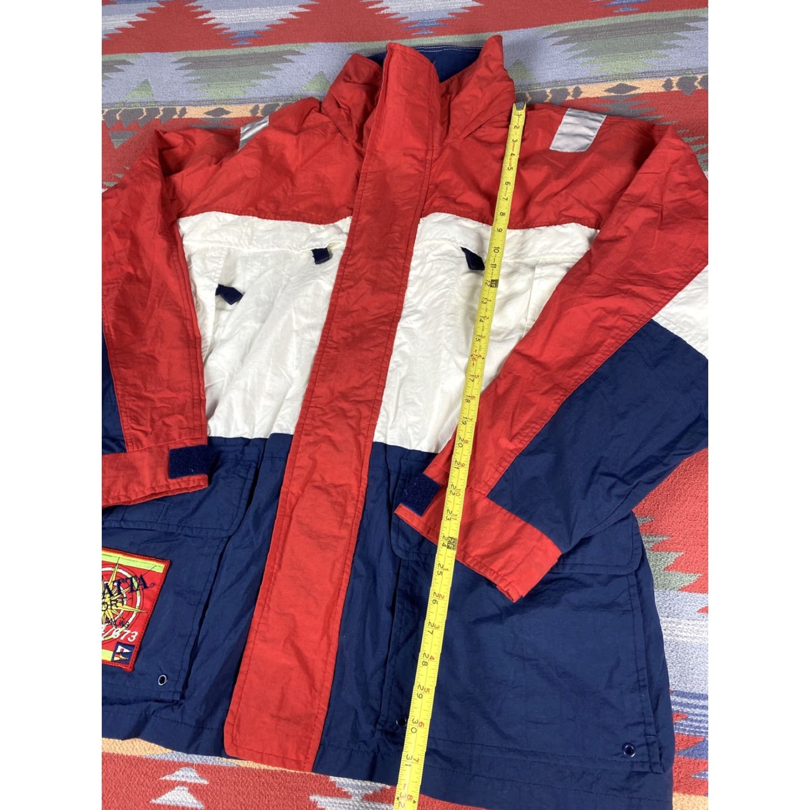 Vintage VINTAGE Regatta Sport Sailing Windreaker Parka Jacket XL Men Red White Blue 90s Size US XL / EU 56 / 4 - 5 Thumbnail