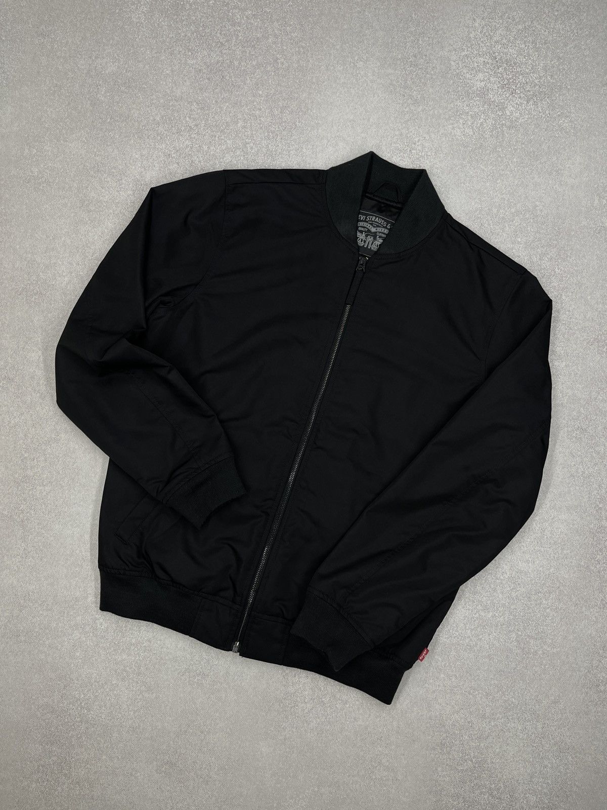 Levi's Mens Levis Black Bomber Jacket Size M Size US M / EU 48-50 / 2 - 1 Thumbnail