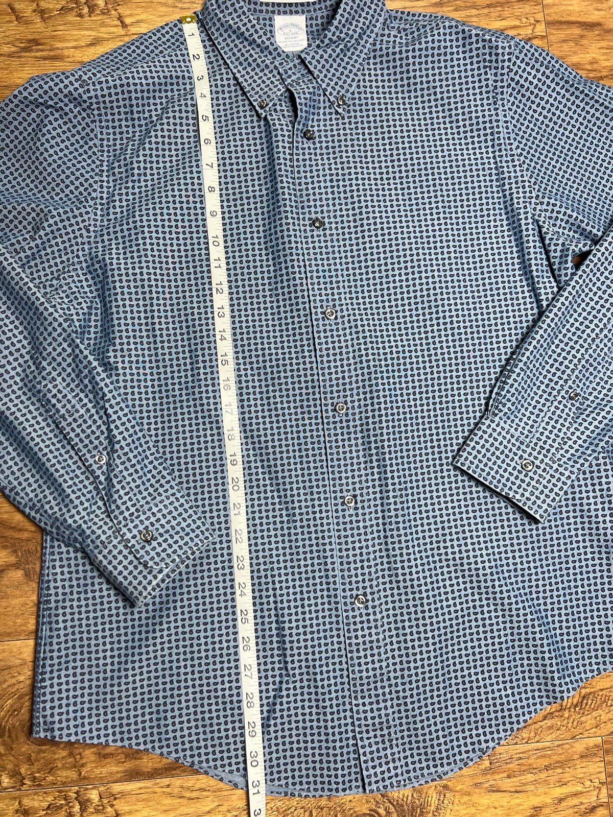 Brooks Brothers Brooks Brothers Regent Mens Button Down, Fabric Woven Italy Size US L / EU 52-54 / 3 - 4 Thumbnail