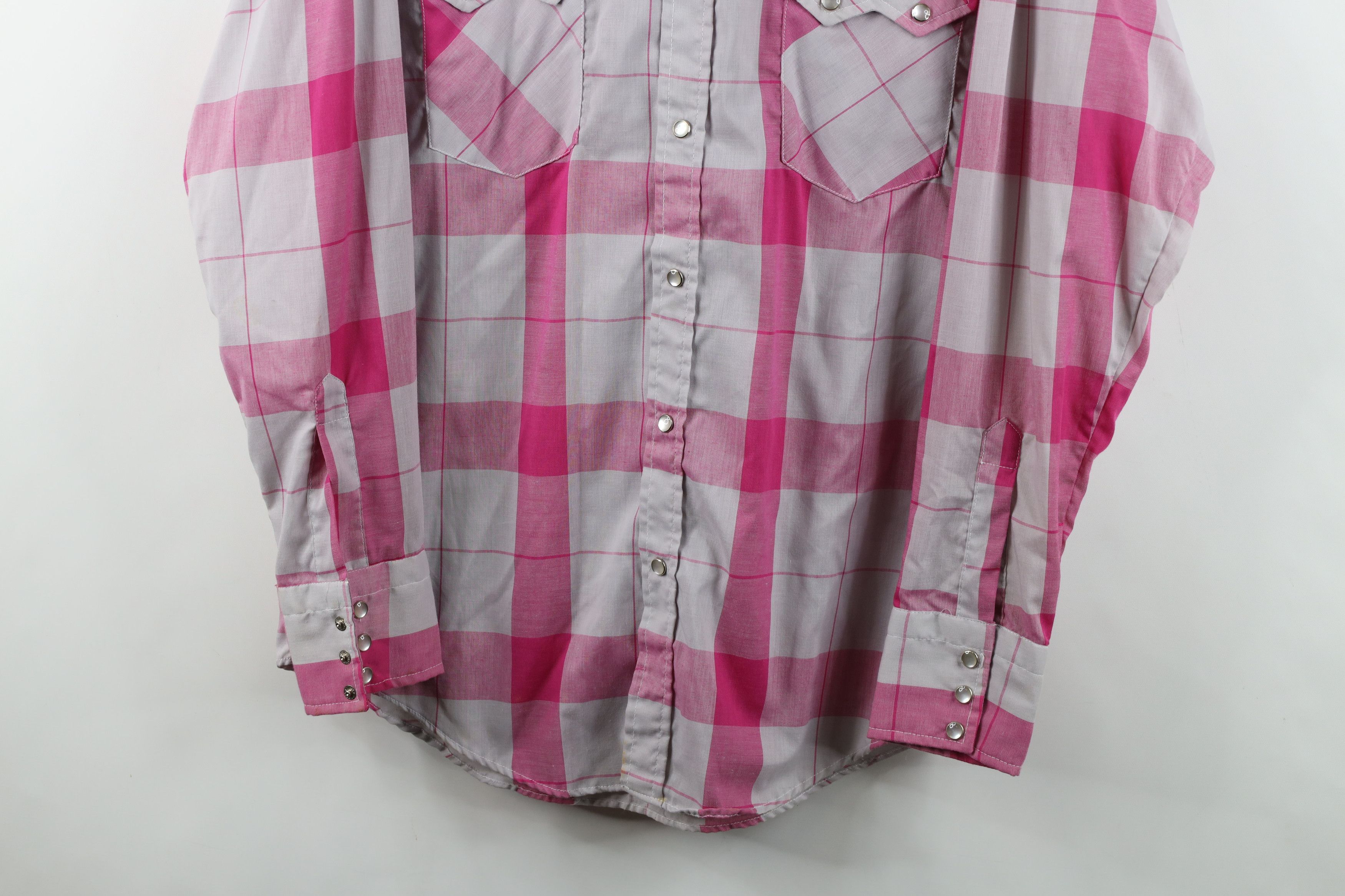 Vintage Vintage 70s Streetwear Rodeo Cowboy Snap Button Shirt Plaid Size US M / EU 48-50 / 2 - 3 Thumbnail