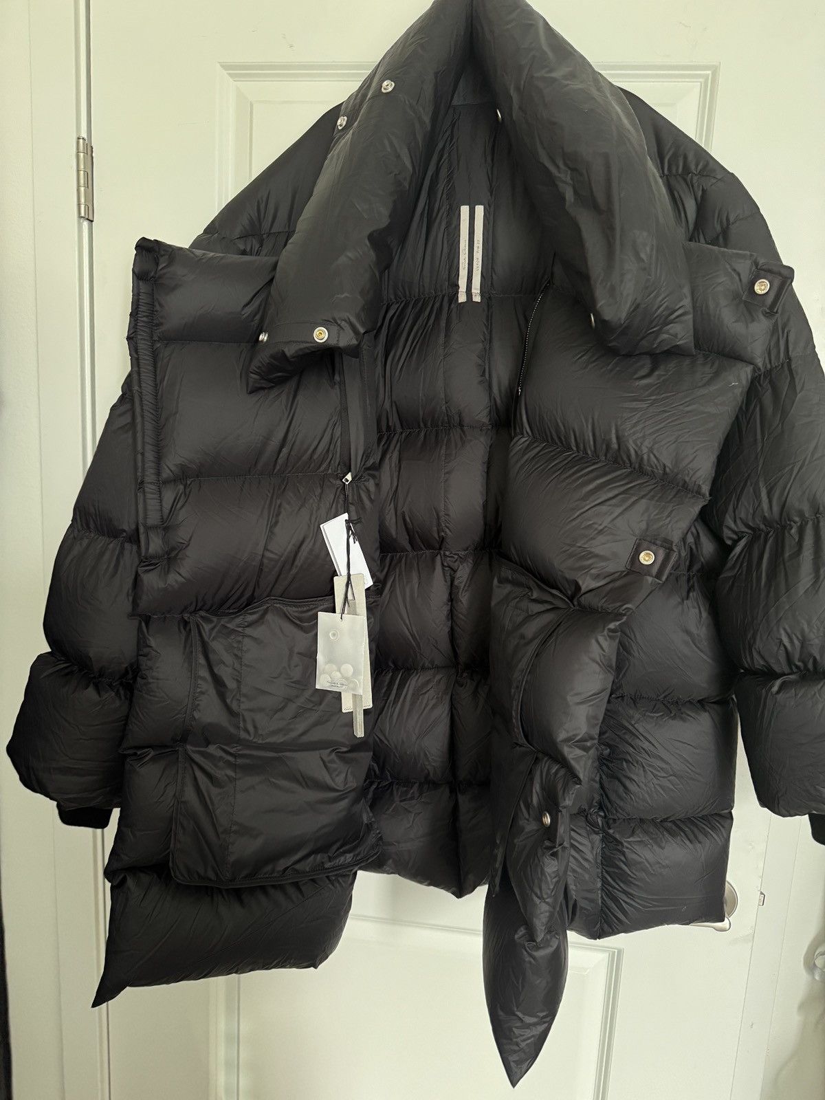 Rick Owens Rick Owens Puffer Luxor Funnel-neck Quilted Down Coat FW23 Size US M / EU 48-50 / 2 - 7 Thumbnail