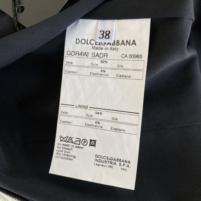 Dolce & Gabbana Dolce & Gabbana abito in seta stampa animalier bianco e nero Size XS / US 0-2 / IT 36-38 - 5 Thumbnail