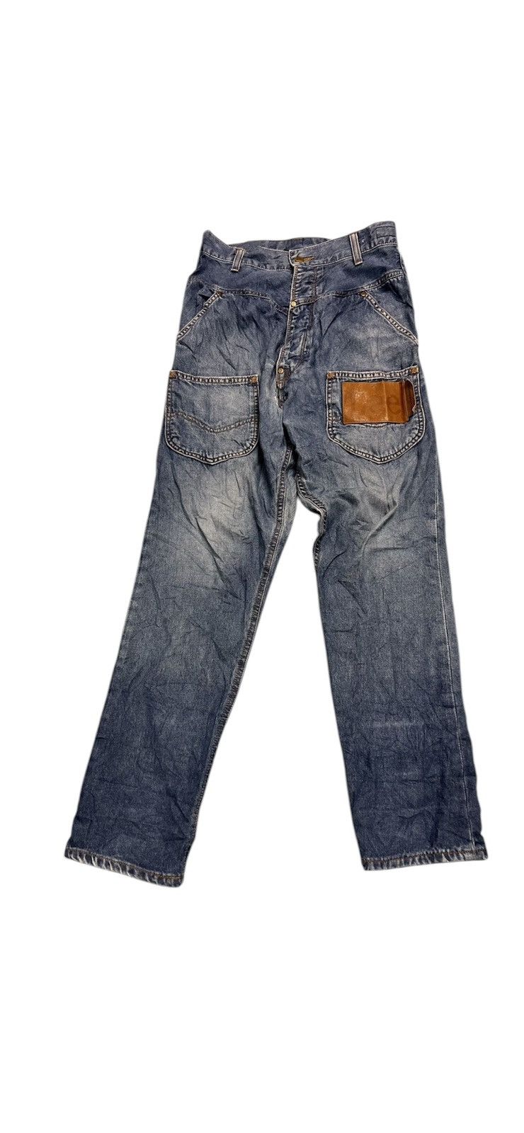 Issey Miyake Issey miyake vintage denim buttonfly baggy pants nice🔥 Size US 28 / EU 44 - 1 Thumbnail