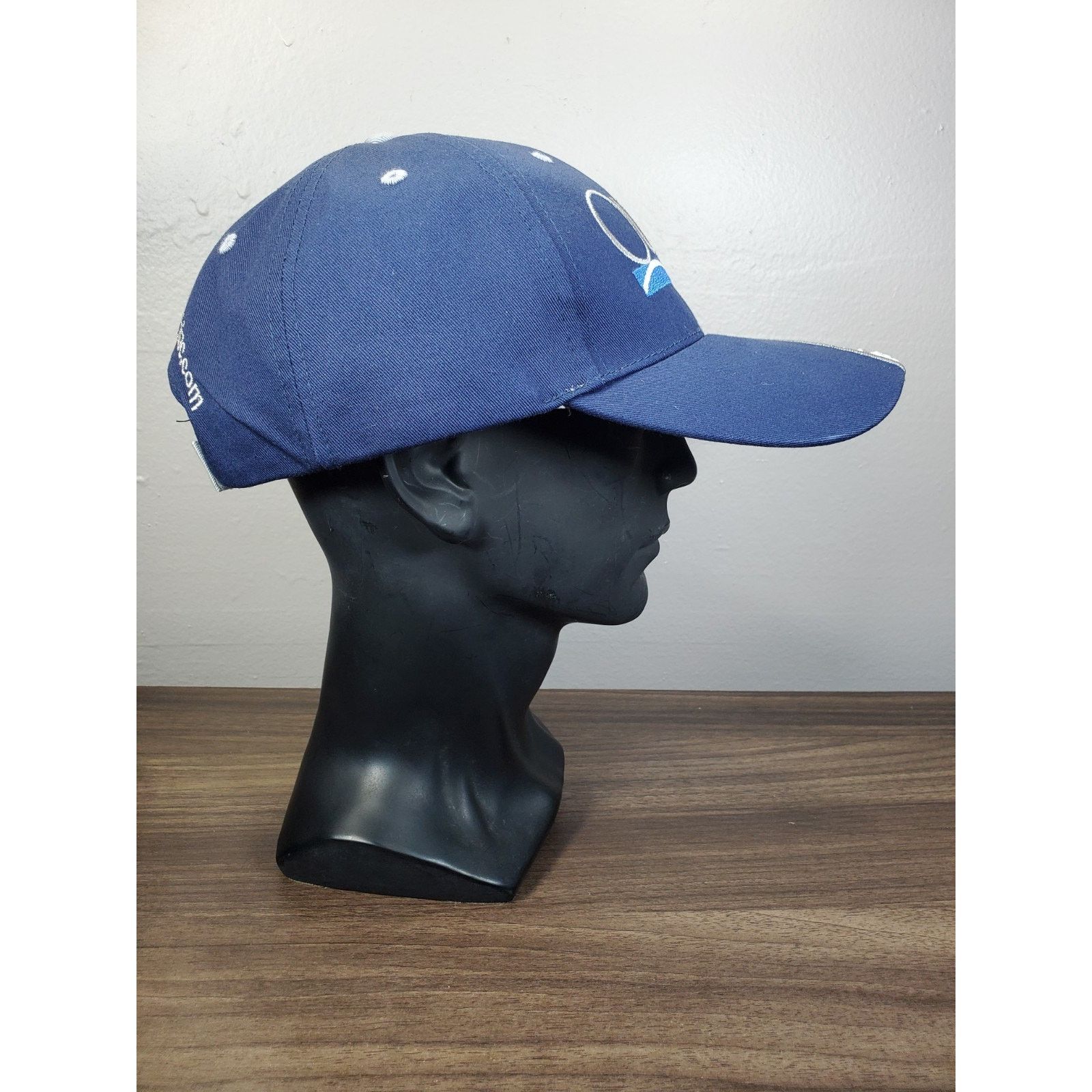 Vintage QUALITY METALS Hat Diamond Plate Baseball Cap Blue & Chrome Size ONE SIZE - 7 Thumbnail