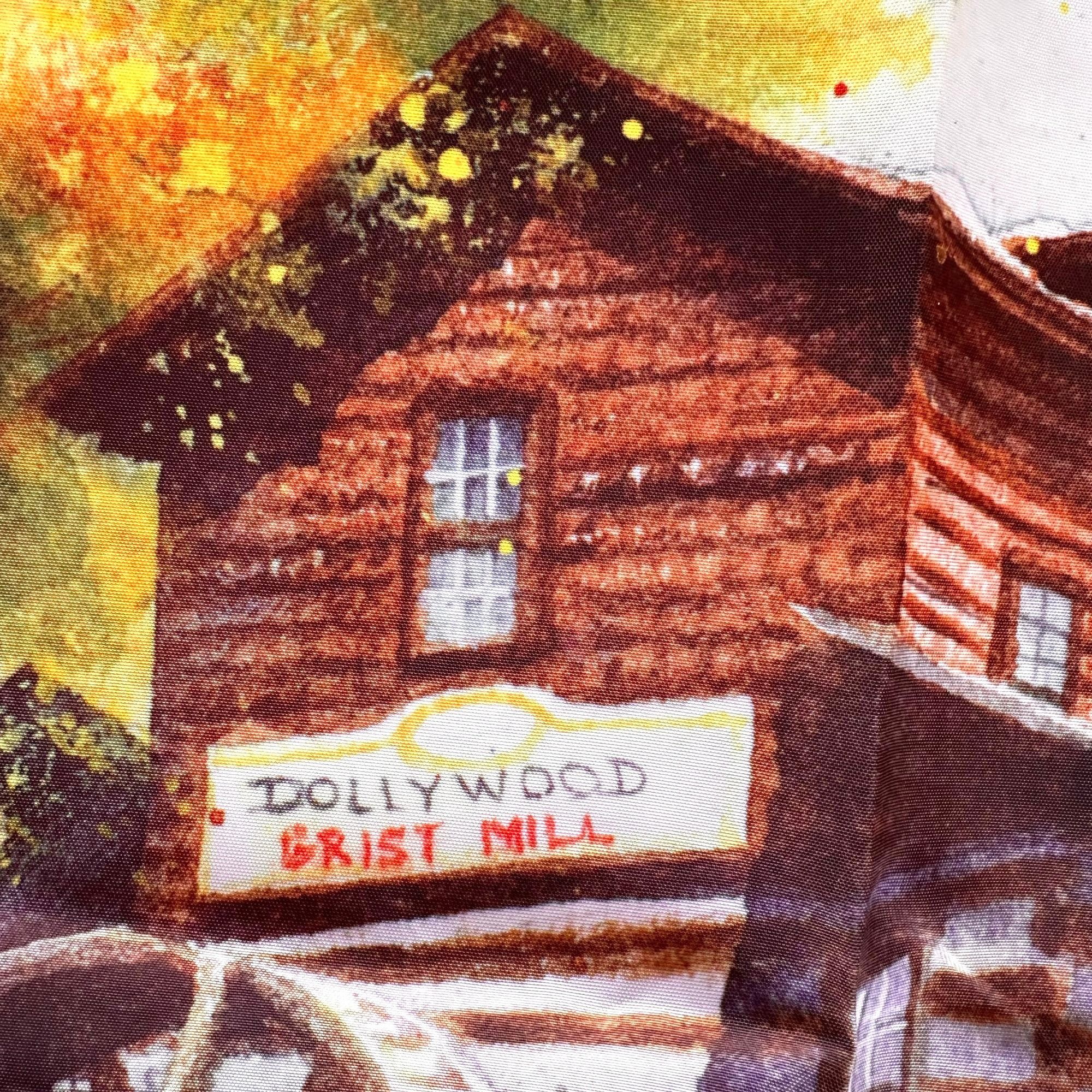Evergreen Dollywood Grist Mill House Flag Evergreen 37 in x 26 in Ten Size ONE SIZE - 2 Thumbnail