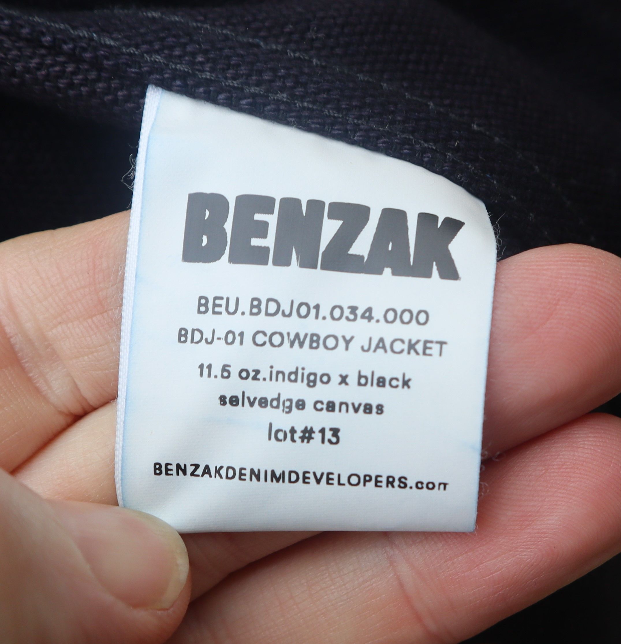 Benzak Denim Developers BDJ 01 Indigo over black pleated type 2 Size US XL / EU 56 / 4 - 11 Thumbnail