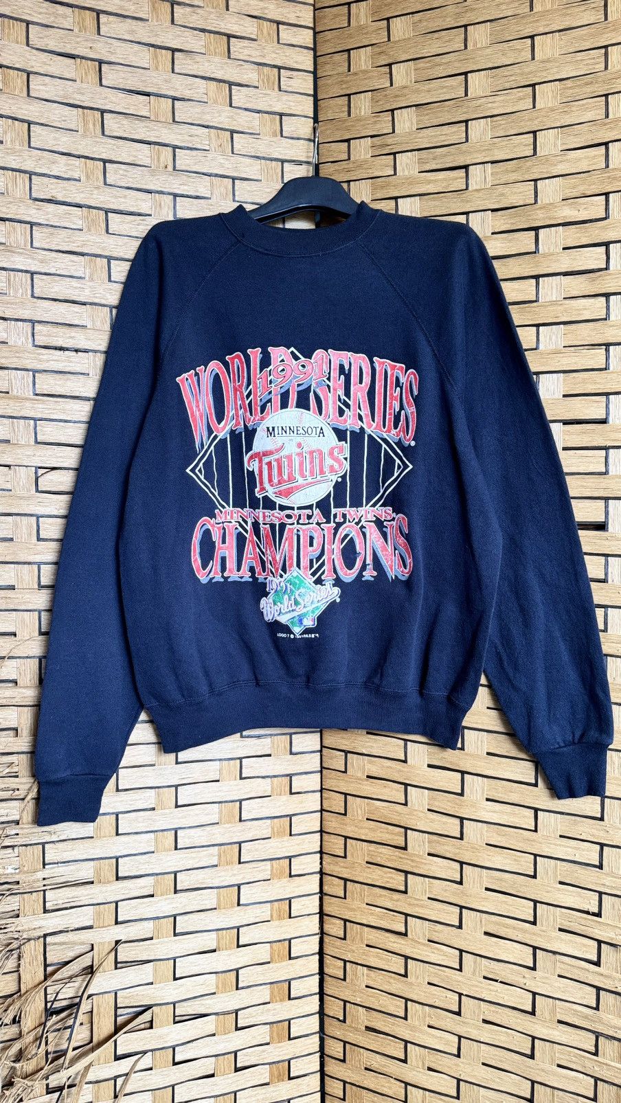 MLB × Vintage Vintage 1991 Minnesota Twins World Series Sweatshirt Size US L / EU 52-54 / 3 - 1 Thumbnail