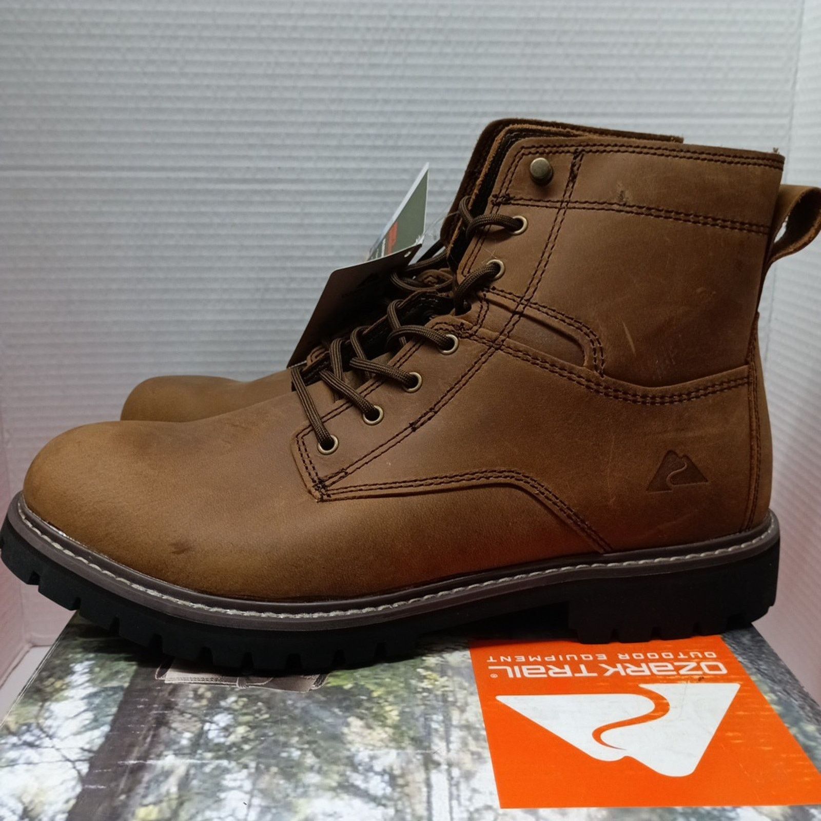 Other Ozark Trail Men's Range Mountain Hiking Boots Size 12 Brown Size US 12 / EU 45 - 4 Thumbnail