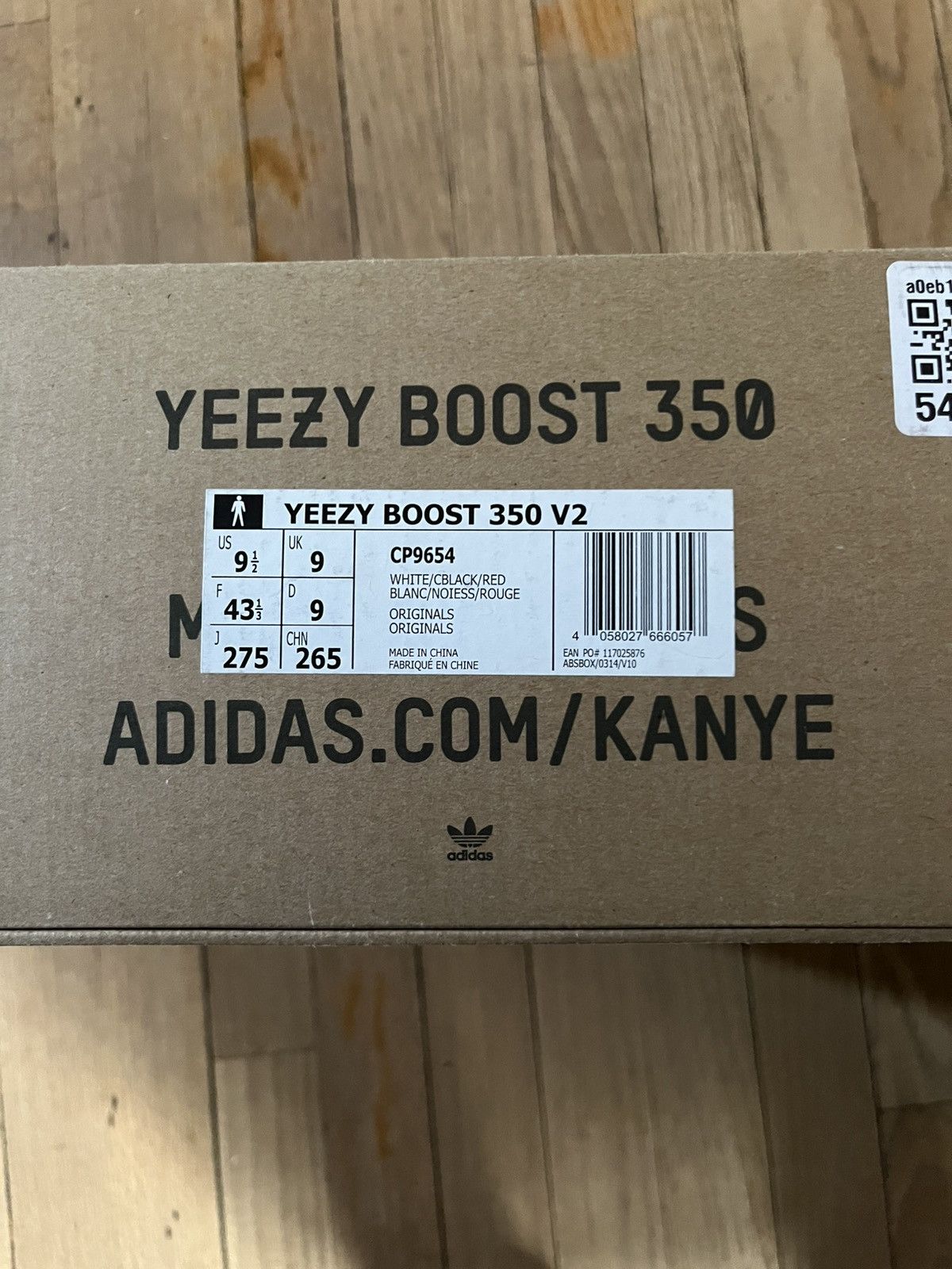 Adidas × Kanye West Yeezy Boost 350 V2 ‘Zebra’ 2017 Size US 9.5 / EU 42-43 - 7 Thumbnail