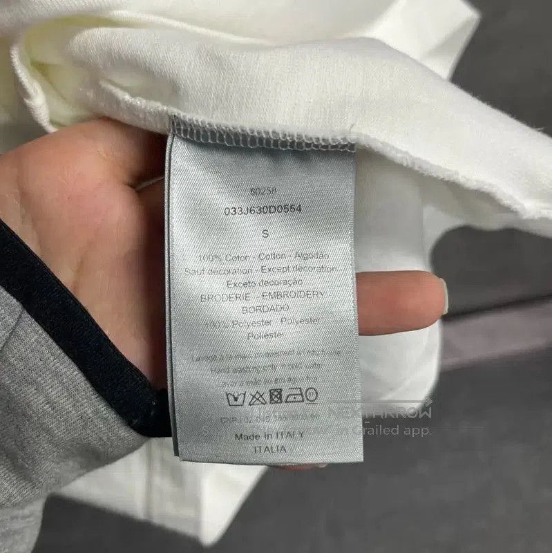 Dior Dior White Cotton Men's T-Shirt . Size US S / EU 44-46 / 1 - 5 Thumbnail