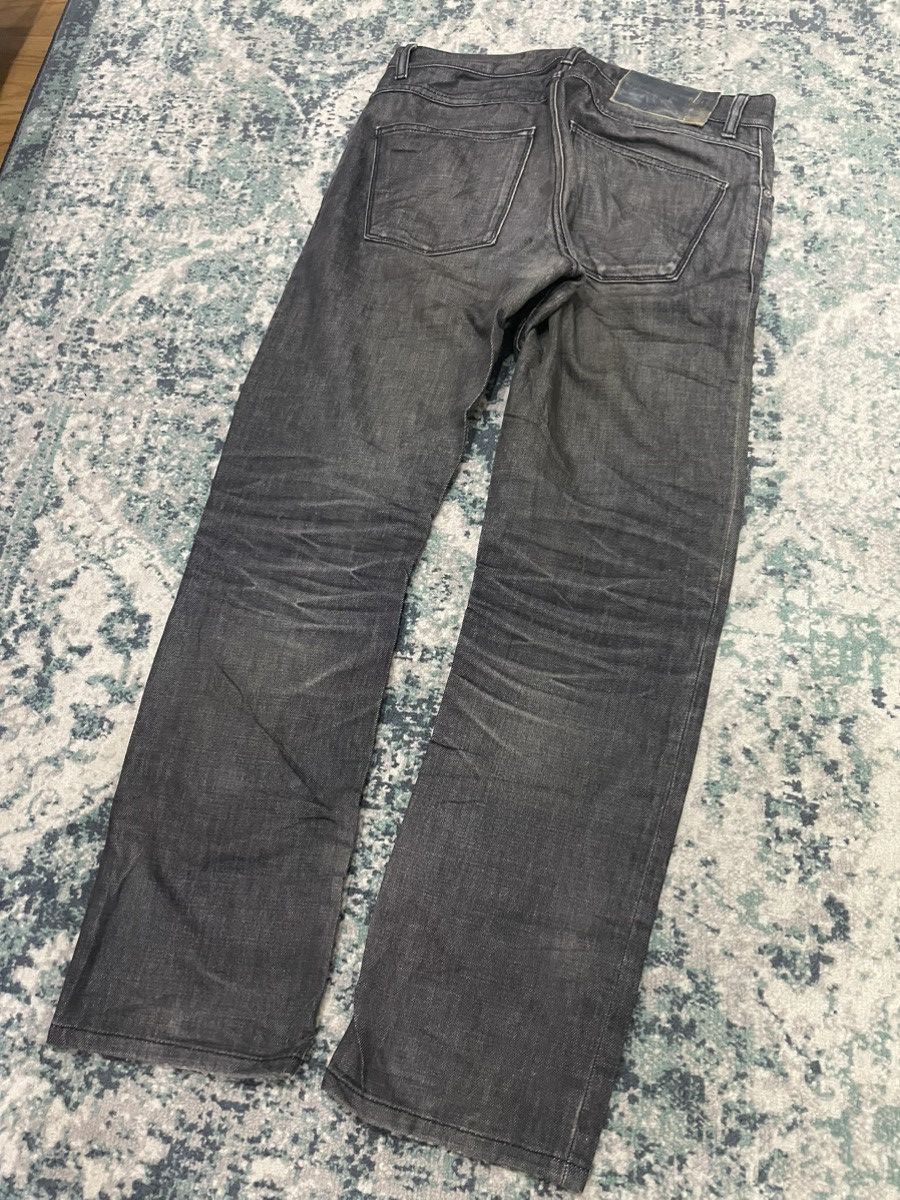 Jil Sander Jil Sander By Raf Simon Waxed Style Distressed Denim Size US 32 / EU 48 - 18 Thumbnail