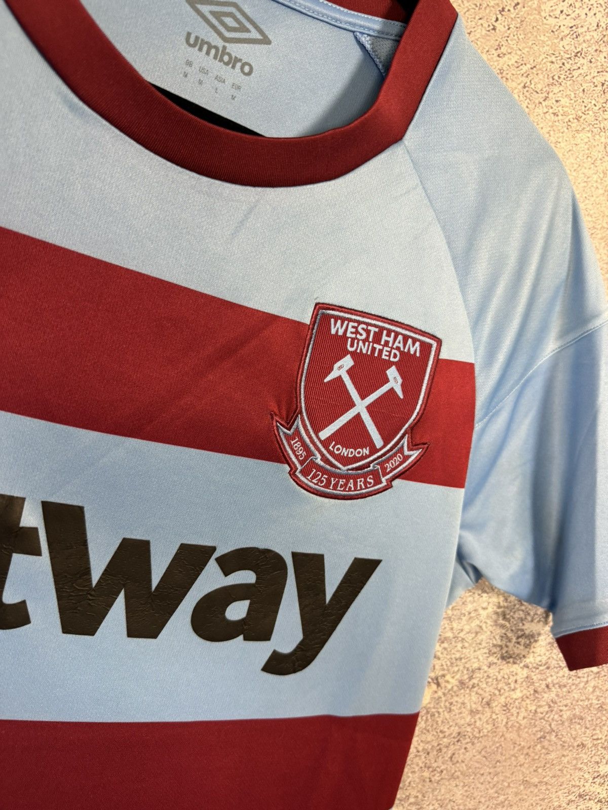 Umbro × Vintage Vintage West Ham United 2020/21 Umbro Jersey M size Size US M / EU 48-50 / 2 - 10 Thumbnail