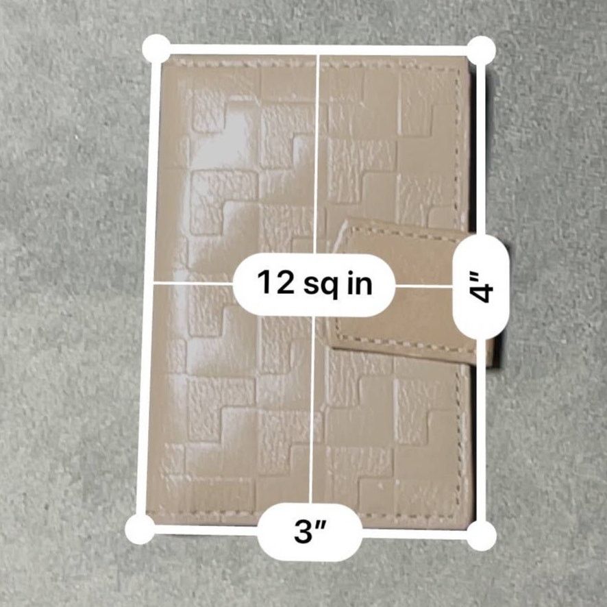 Other Leather Snap Closure Key Holder Wallet Geometric Embossed Size ONE SIZE - 6 Thumbnail