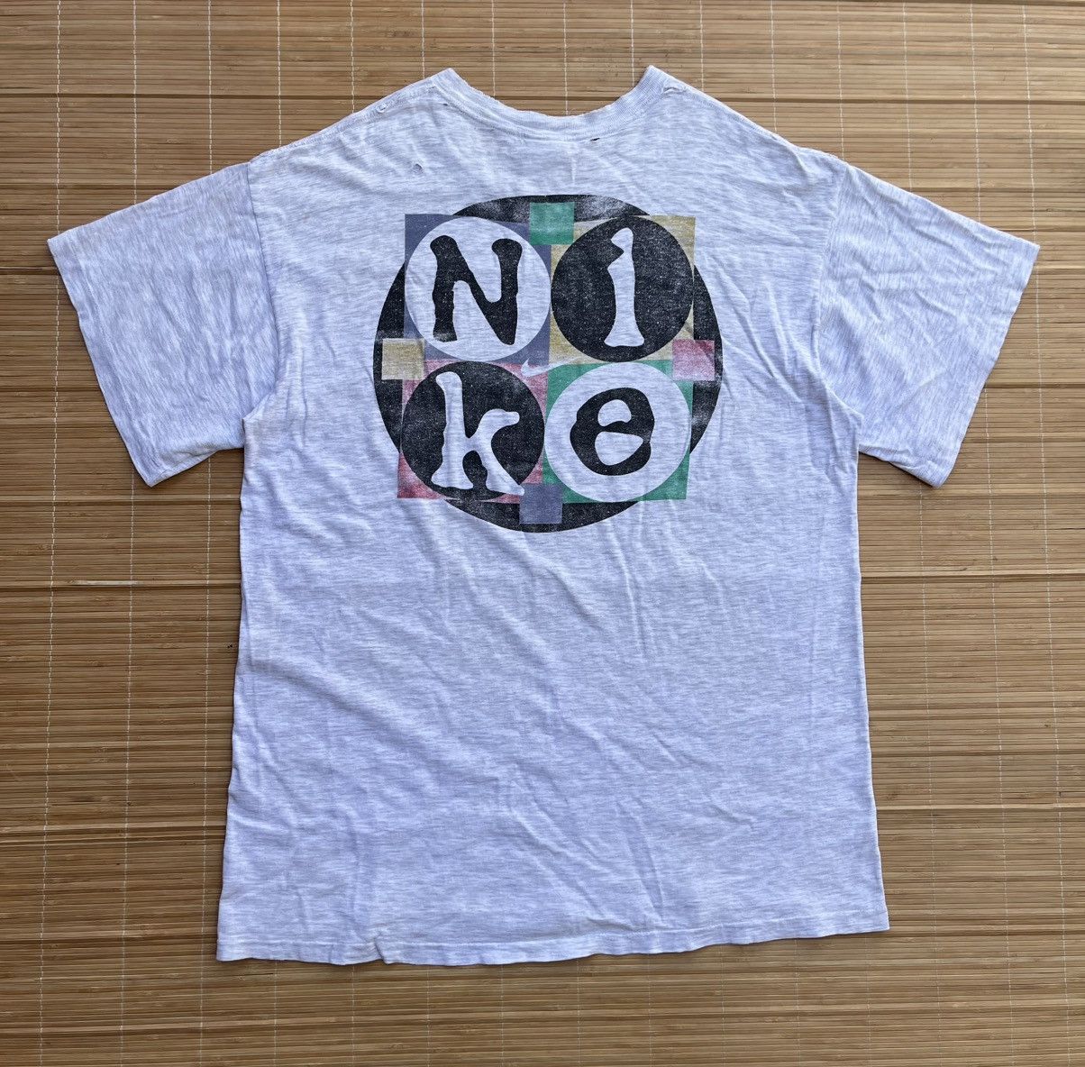 Nike Vintage 80s 90s Nike urban jungle distress t shirt Size US XL / EU 56 / 4 - 1 Thumbnail
