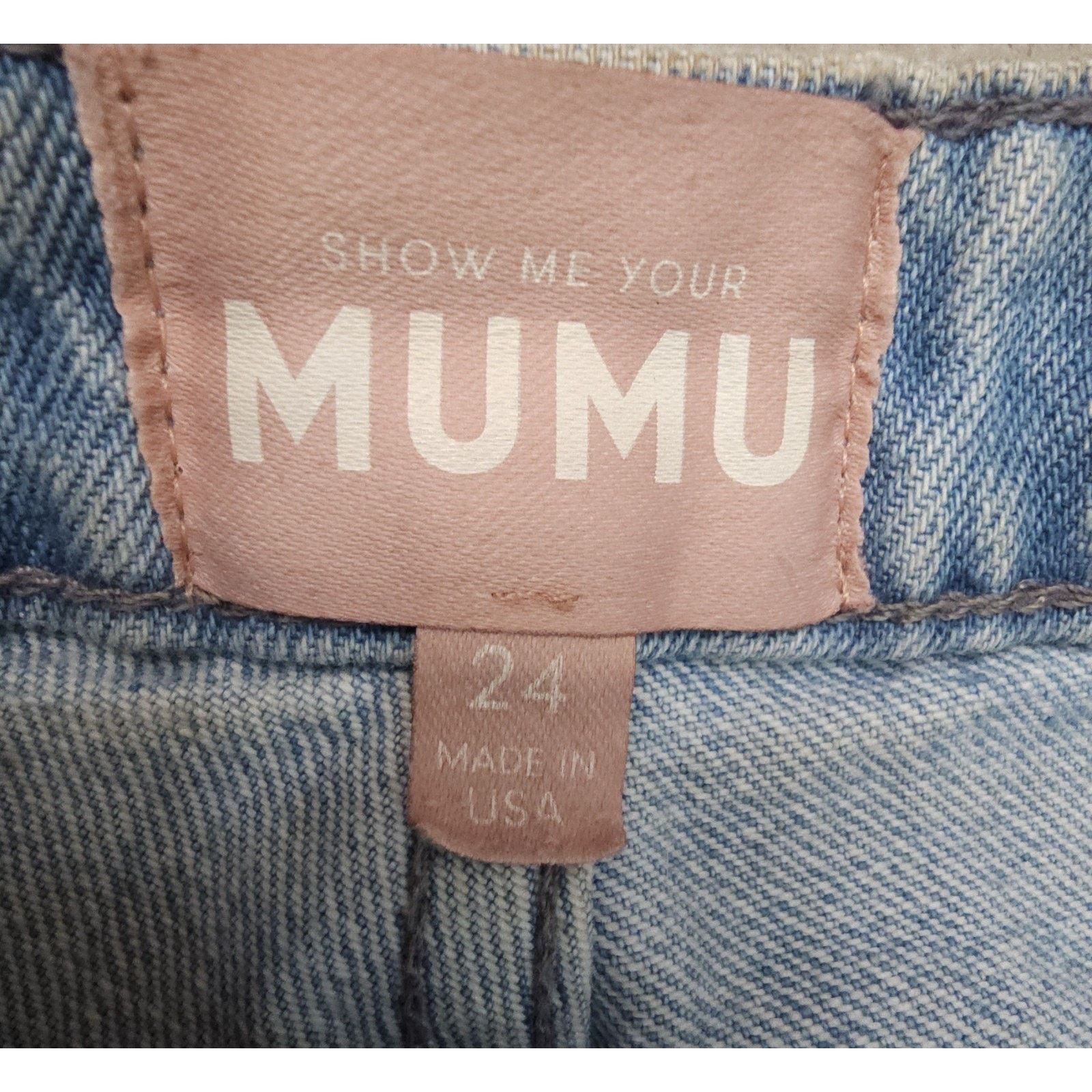 Show Me Your MuMu Show Me Your Mumu Womens Houston Cotton Four Pocket High-Ris Size 24" / US 00 / IT 34 - 6 Thumbnail